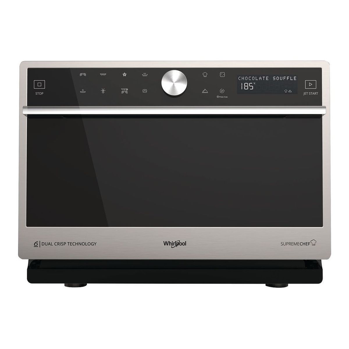 WHIRLPOOL Micro-ondes combiné MWP3391SX - 1000 W - Capacité 33 L - Inox