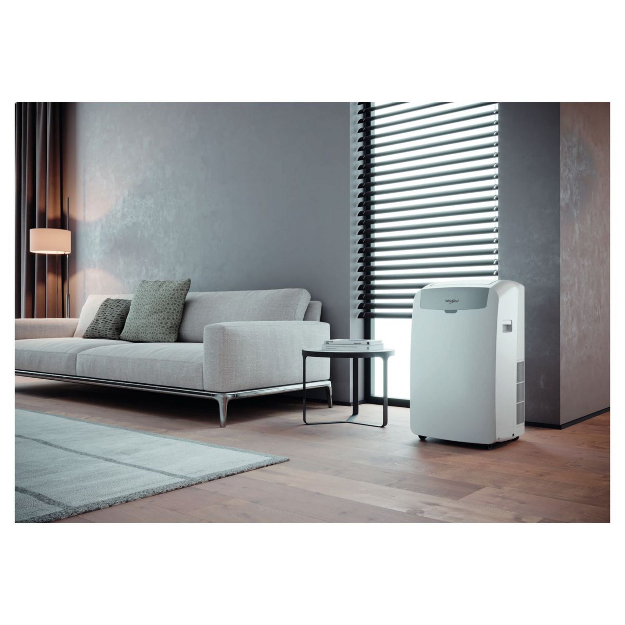 Voir la diapositive 4 : WHIRLPOOL Climatiseur mobile PACW212CO - Blanc