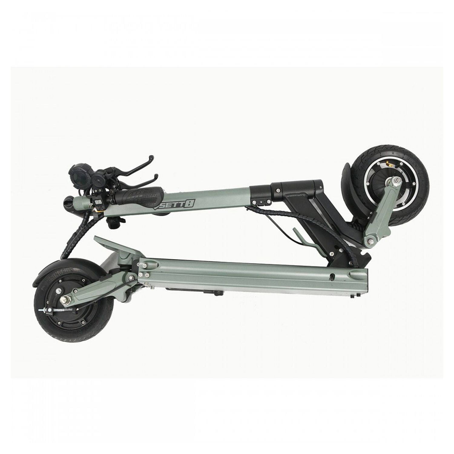 Voir la diapositive 4 : VSETT Trottinette électrique 8 Super - Gris/noir