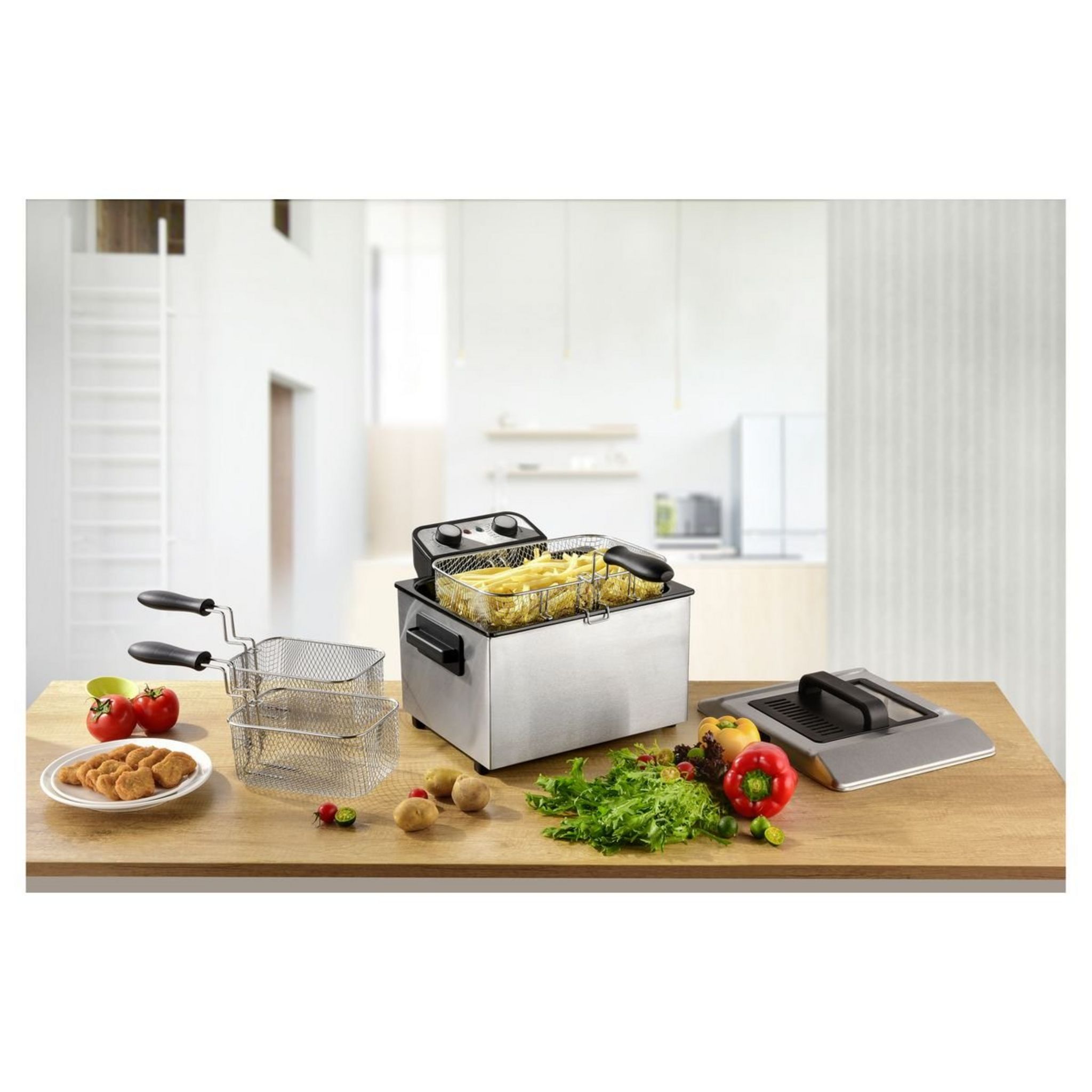 Voir la diapositive 14 : KITCHENCOOK Friteuse électrique semi professionnelle K-FRY_XL - Inox