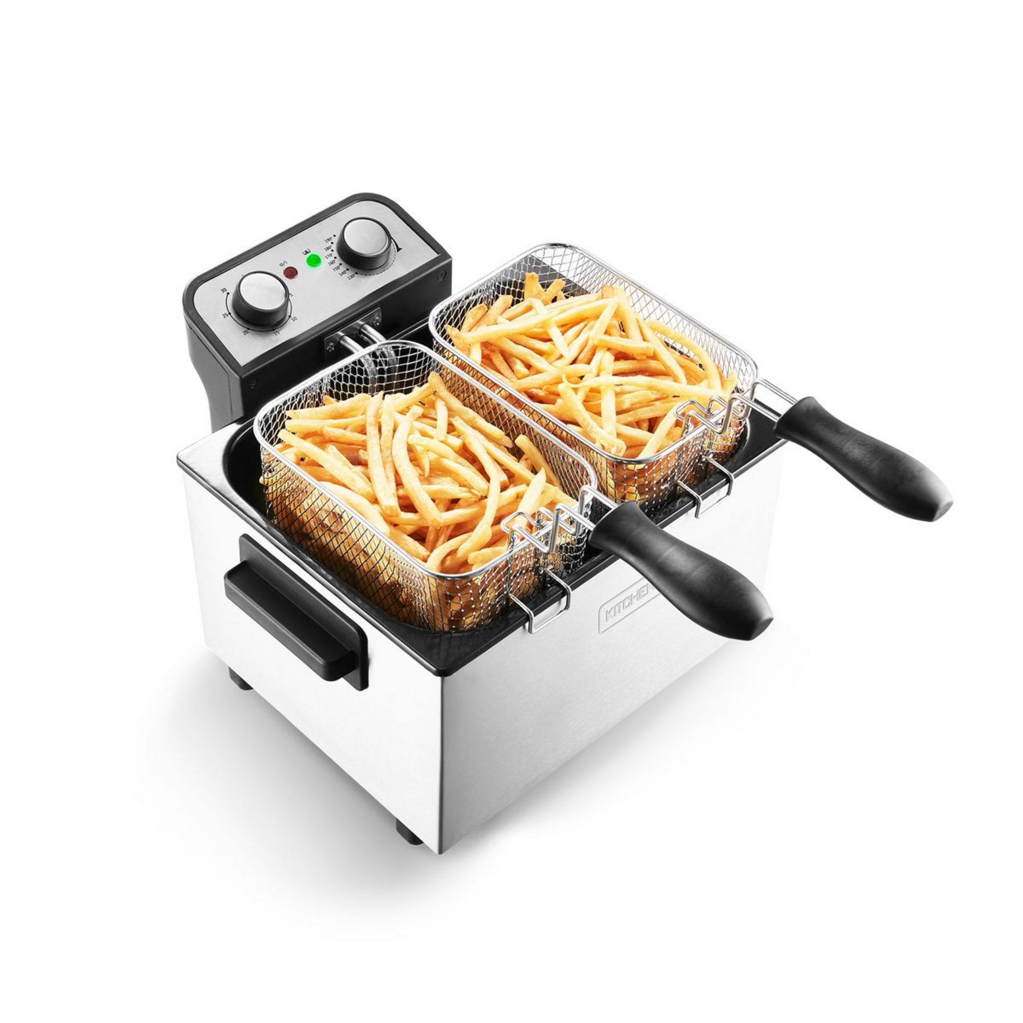 Voir la diapositive 3 : KITCHENCOOK Friteuse électrique semi professionnelle K-FRY_XL - Inox