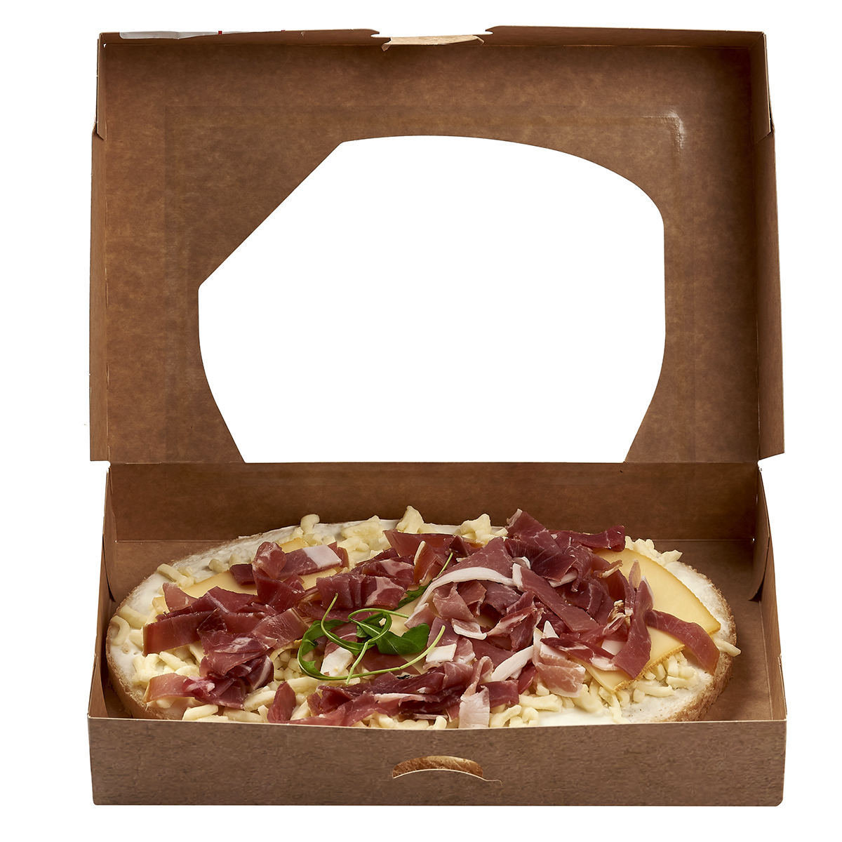 Voir la diapositive 2 : AUCHAN LE TRAITEUR Bruschetta crue savoyarde 350g