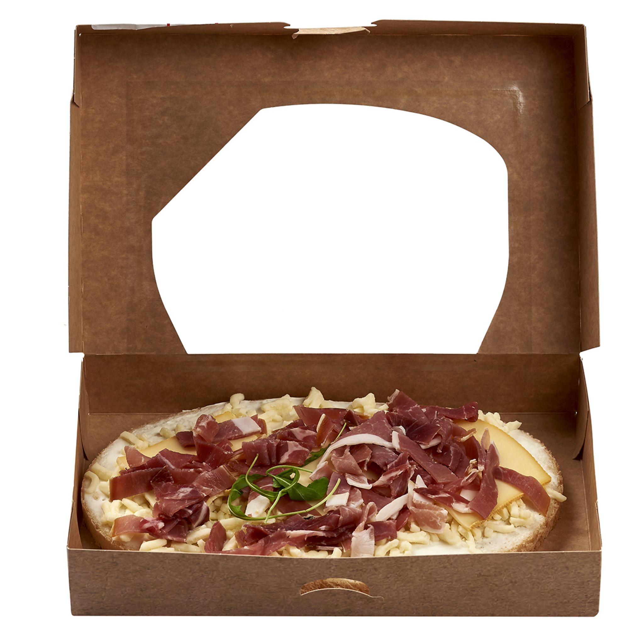 Voir la diapositive 2 : AUCHAN LE TRAITEUR Bruschetta crue savoyarde 350g