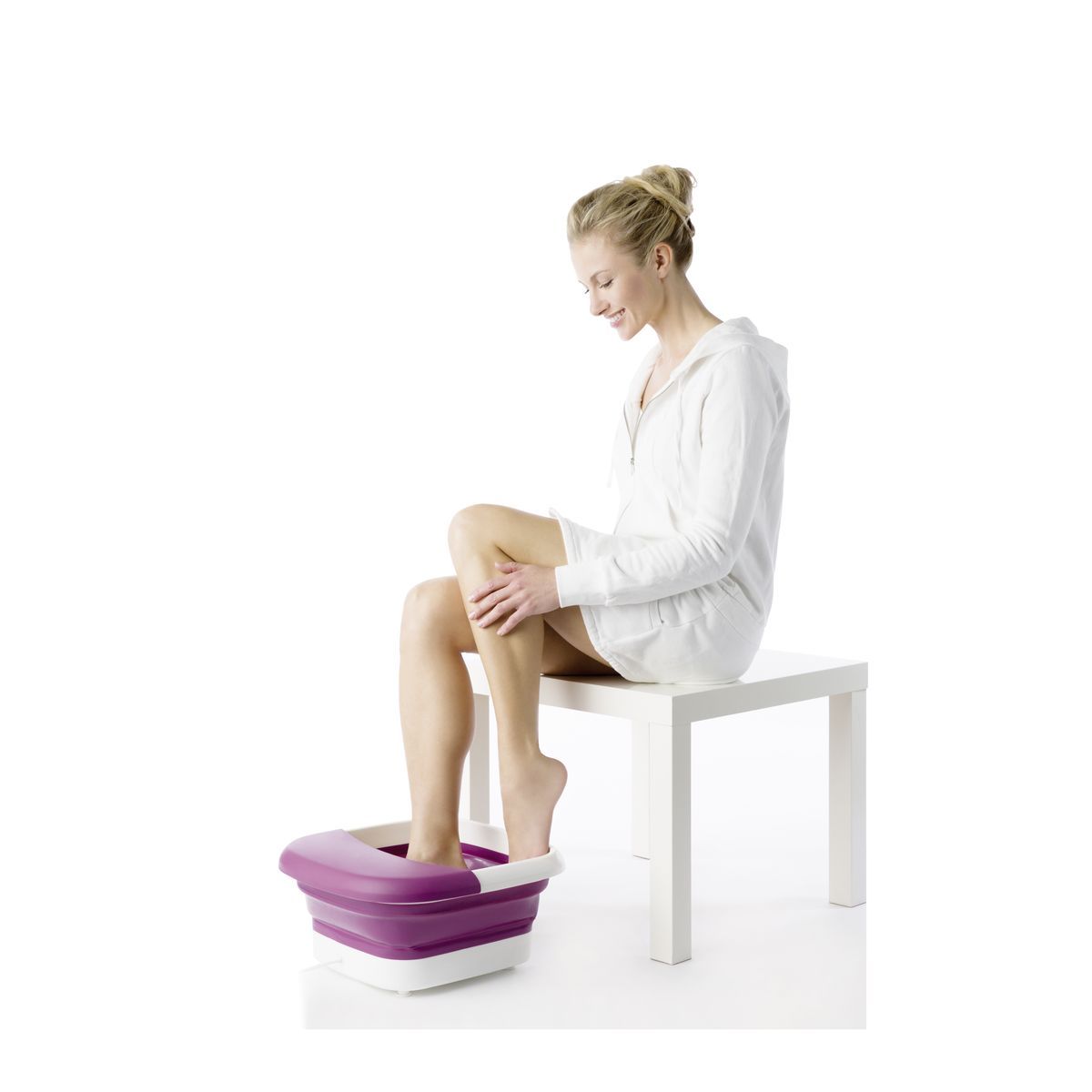 BEURER Bain de pieds FB 30 - Violet en blanc