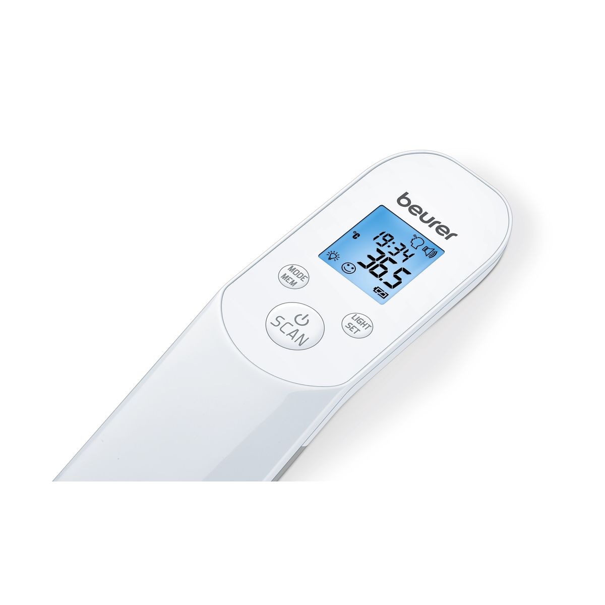 Voir la diapositive 3 : BEURER Thermomètre sans contact FT 85 - Blanc