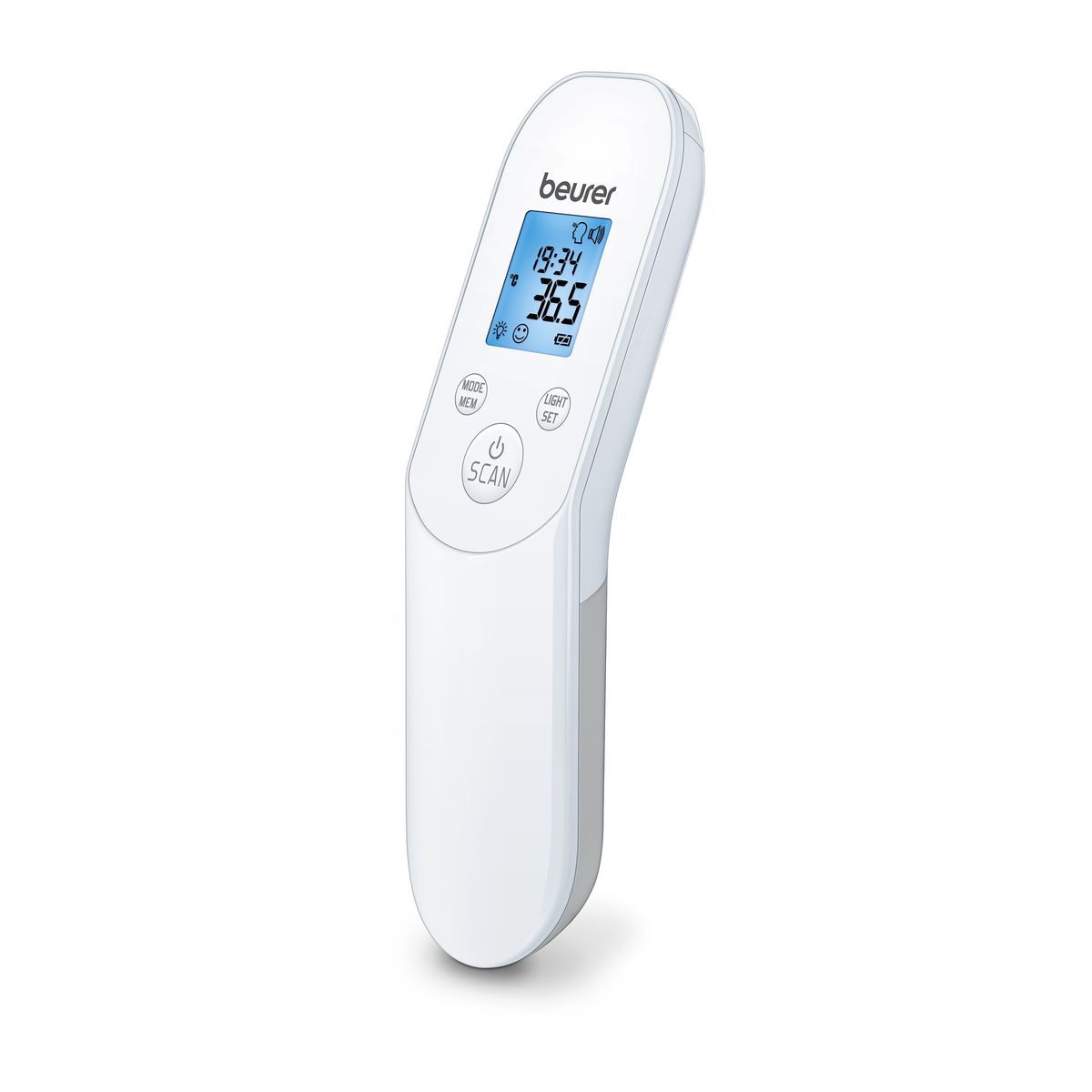 Voir la diapositive 4 : BEURER Thermomètre sans contact FT 85 - Blanc