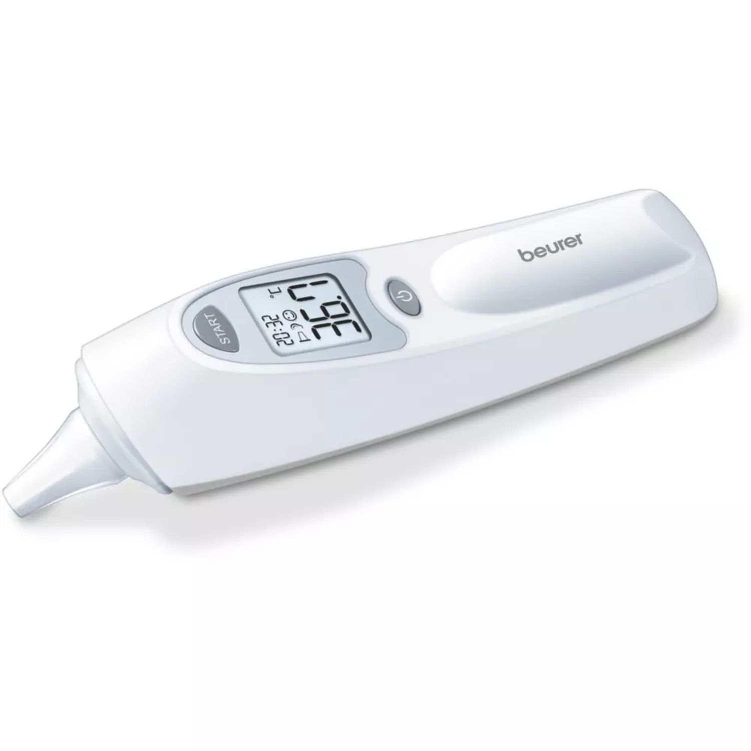 Voir la diapositive 4 : BEURER Thermomètre auriculaire FT 58 - Blanc