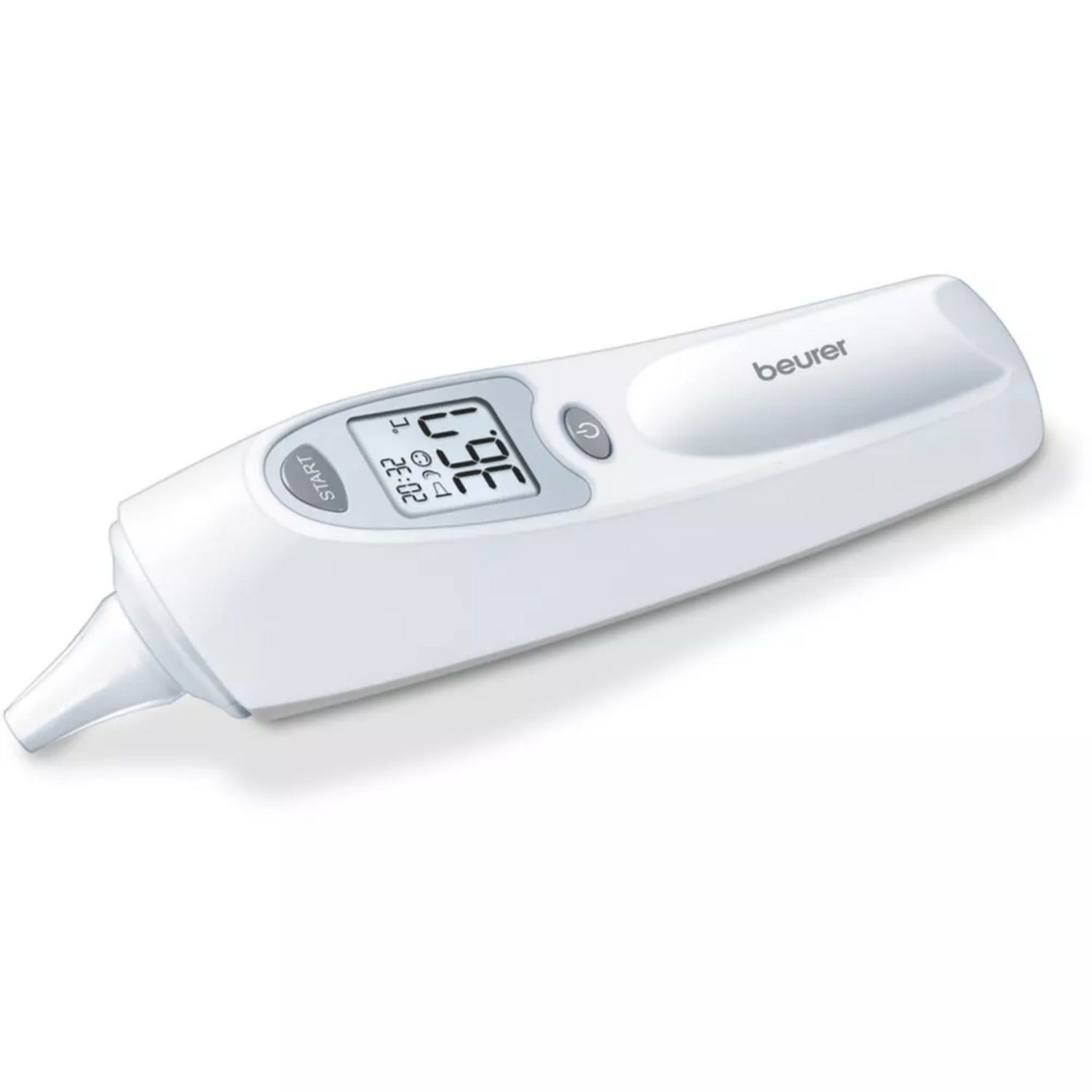 Voir la diapositive 4 : BEURER Thermomètre auriculaire FT 58 - Blanc