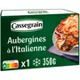 CASSEGRAIN Aubergines à l'Italienne mozzarella fondante 2 portions 400g