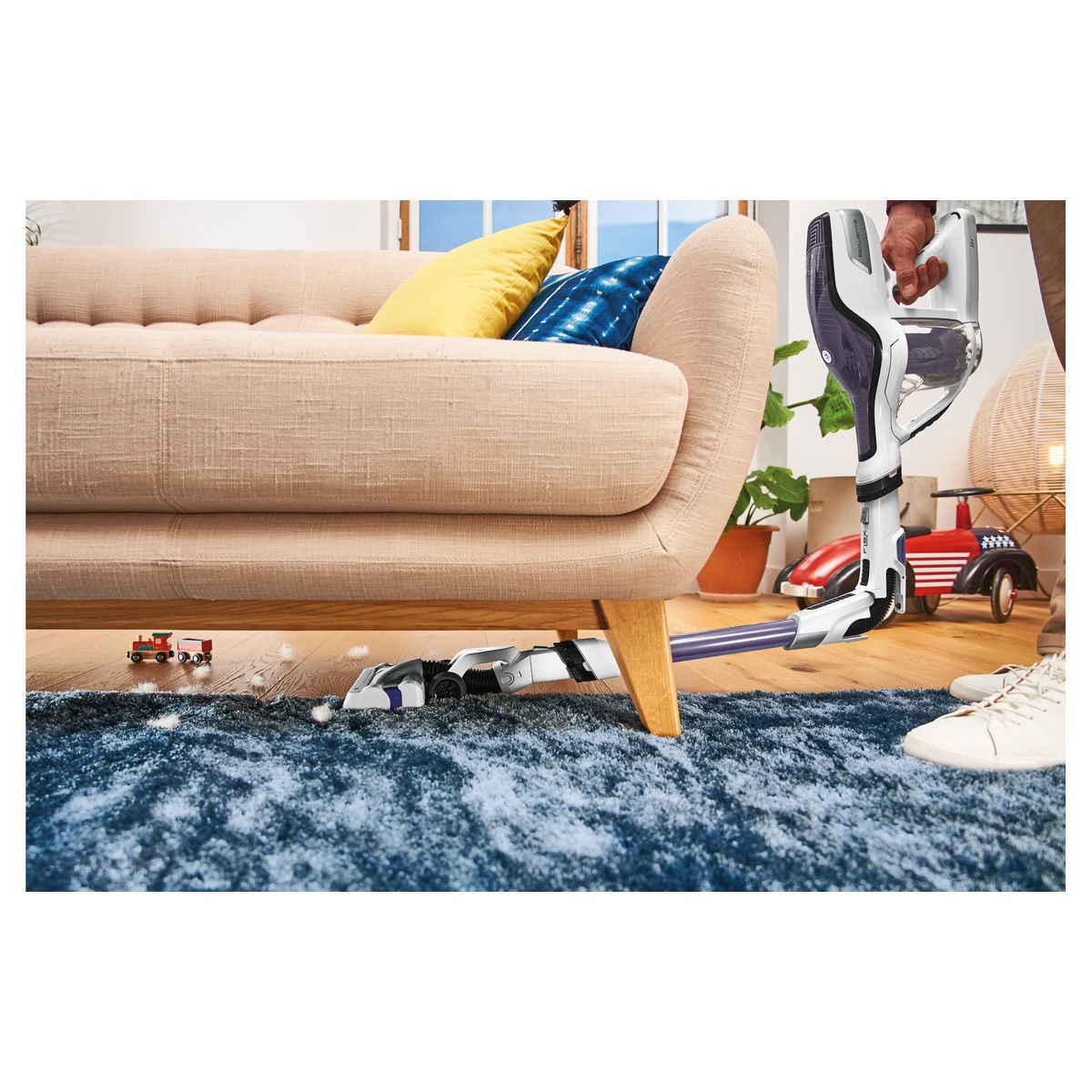 ROWENTA Aspirateur balai RH9479WO - Blanc et violet