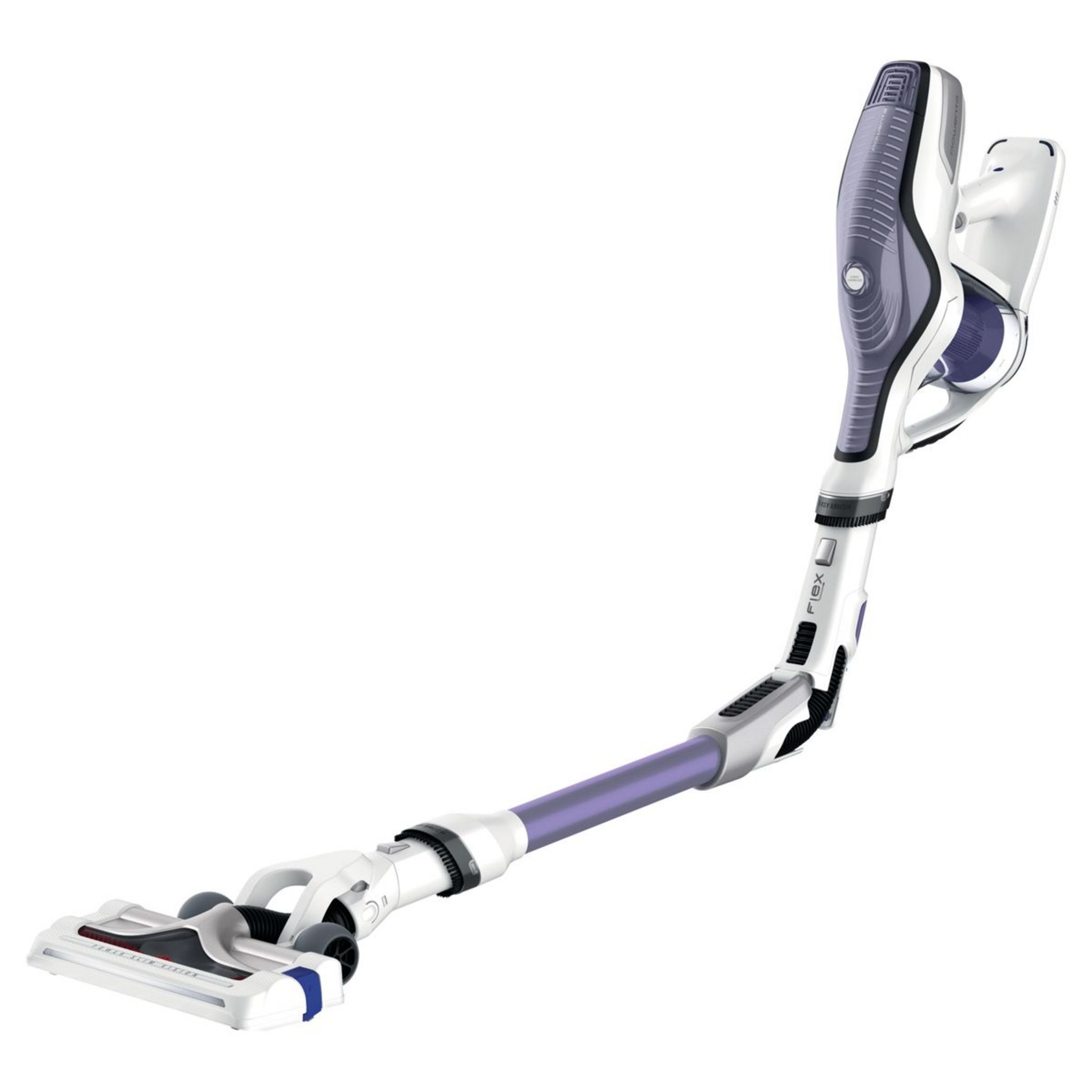 Voir la diapositive 3 : ROWENTA Aspirateur balai RH9479WO - Blanc et violet