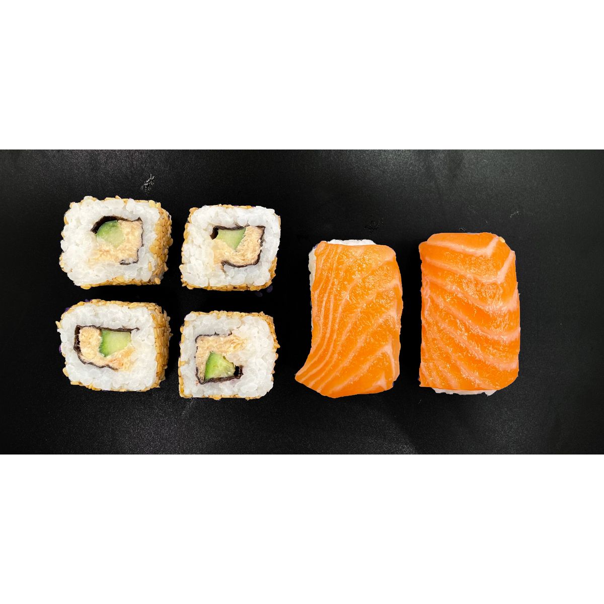 Sushis et california Sakura 6 pièces 132g