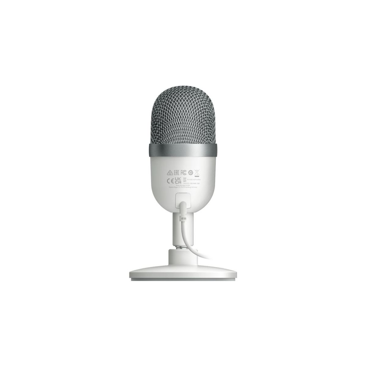 Voir la diapositive 2 : RAZER Micro Seiren Mini Mercur - Blanc