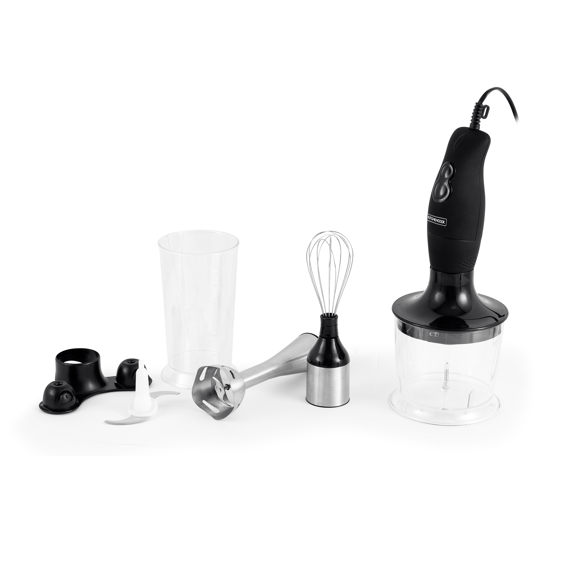 Voir la diapositive 3 : KITCHENCOOK Mixeur plongeant 3 en 1 MX700 - Noir