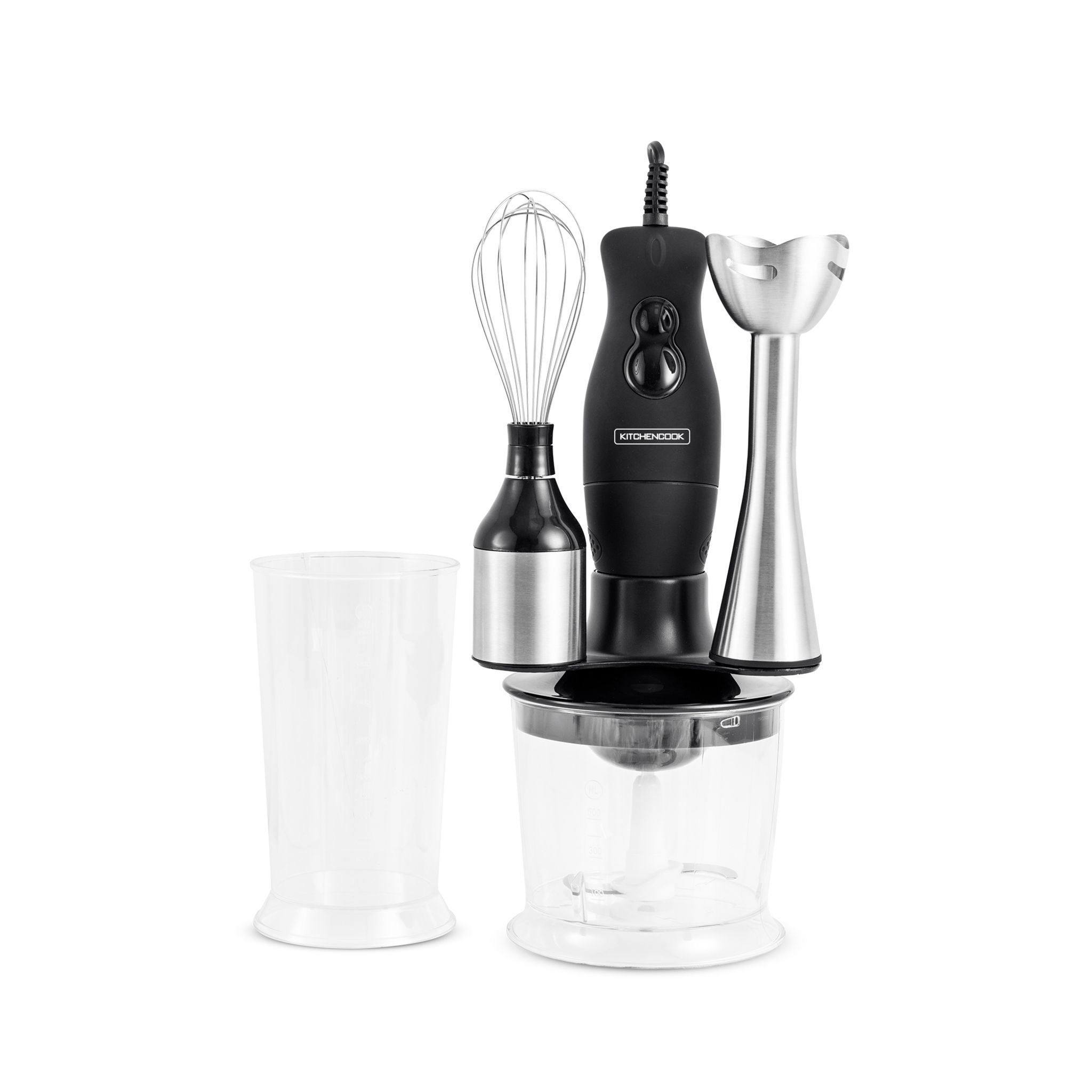Voir la diapositive 6 : KITCHENCOOK Mixeur plongeant 3 en 1 MX700 - Noir