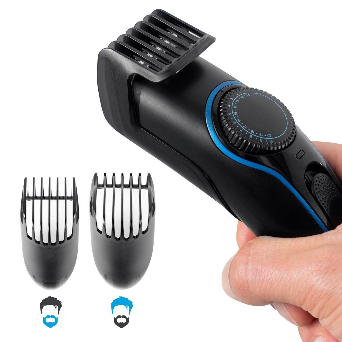 HARPER Tondeuse barbe et cheveux HTM26 - Noir