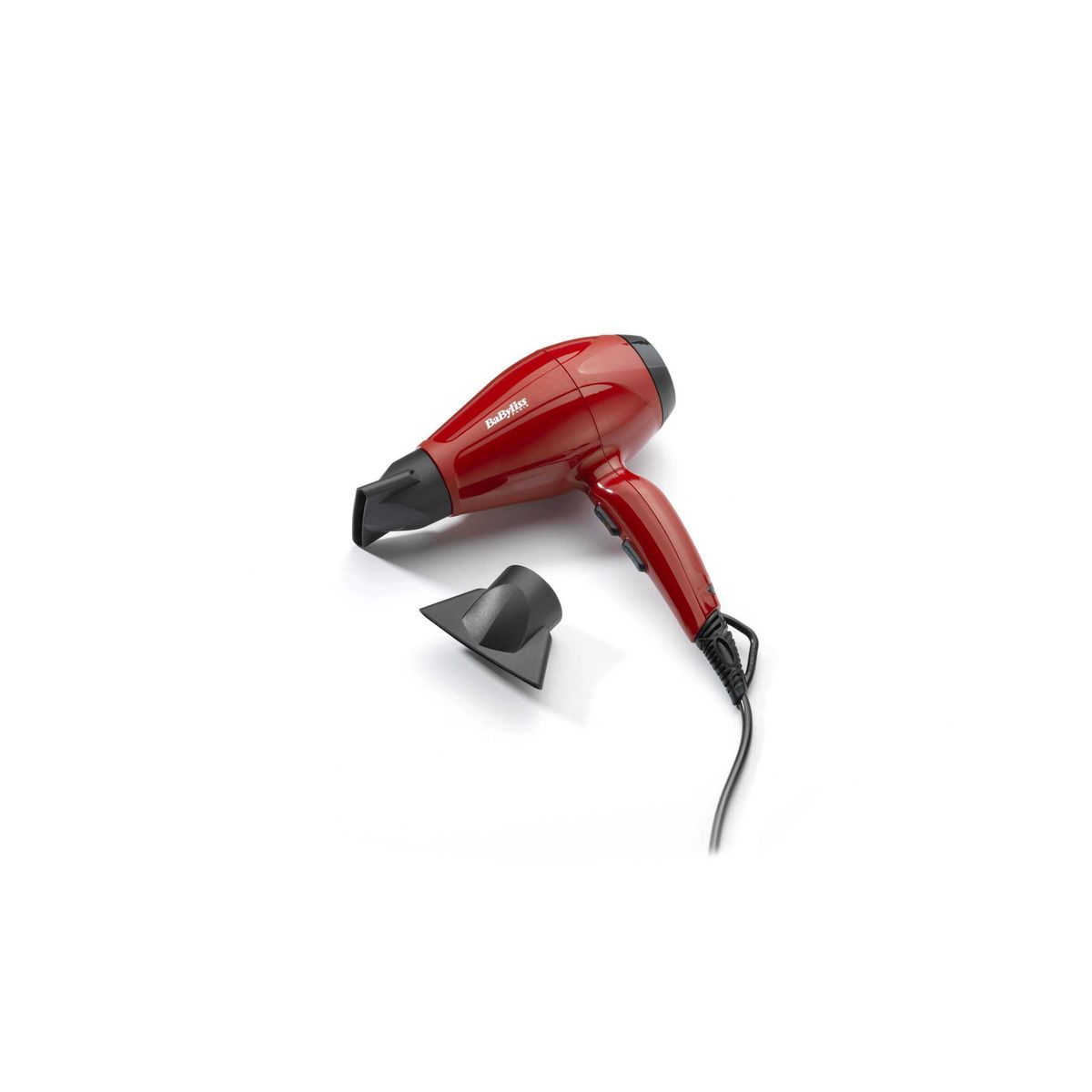 Voir la diapositive 3 : BABYLISS Sèche cheveux fonction ionique 6615E - Rouge