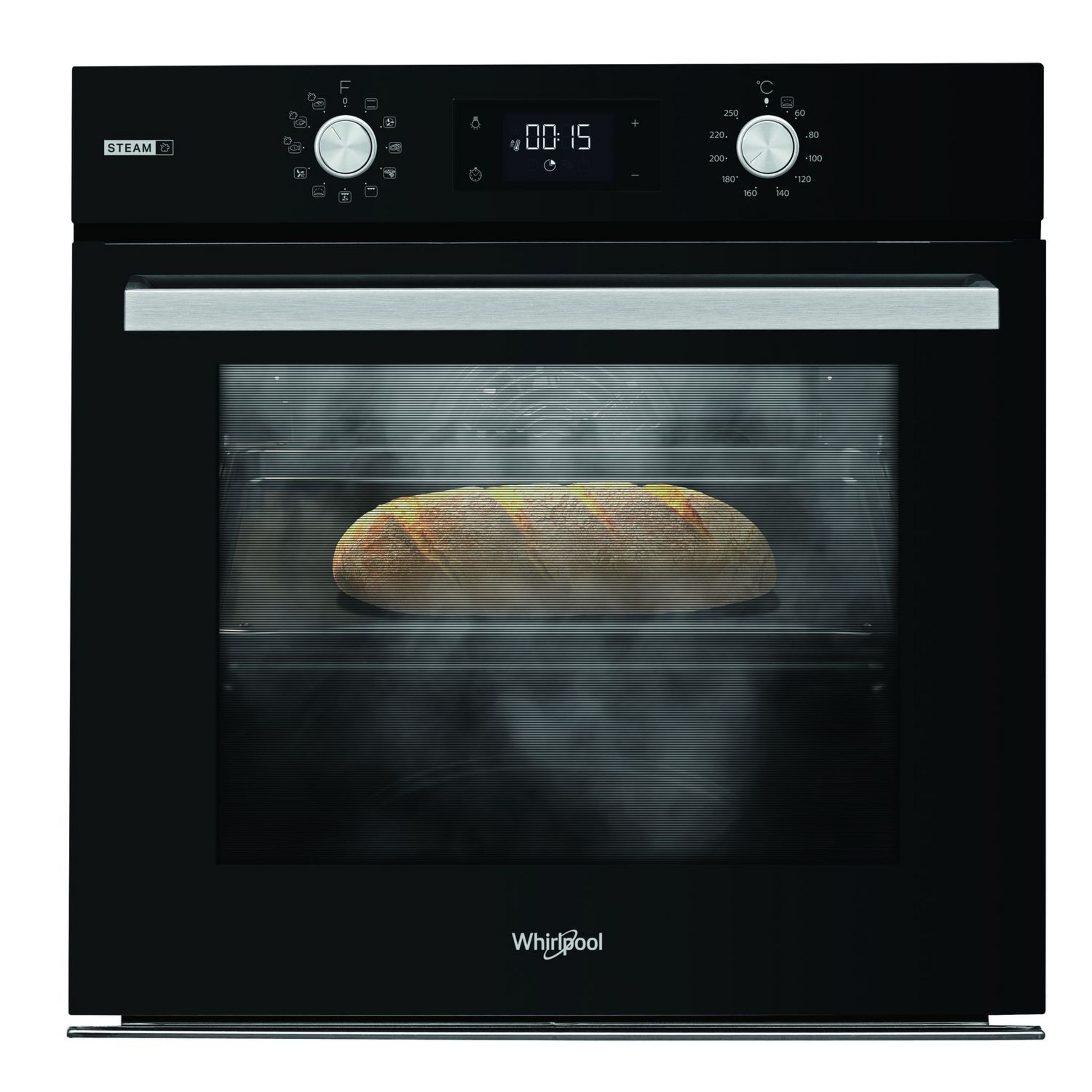 Voir la diapositive 7 : WHIRLPOOL Four encastrable OASKC8V1 BLG, 71 L, Multifonction, Nettoyage catalyse, A+