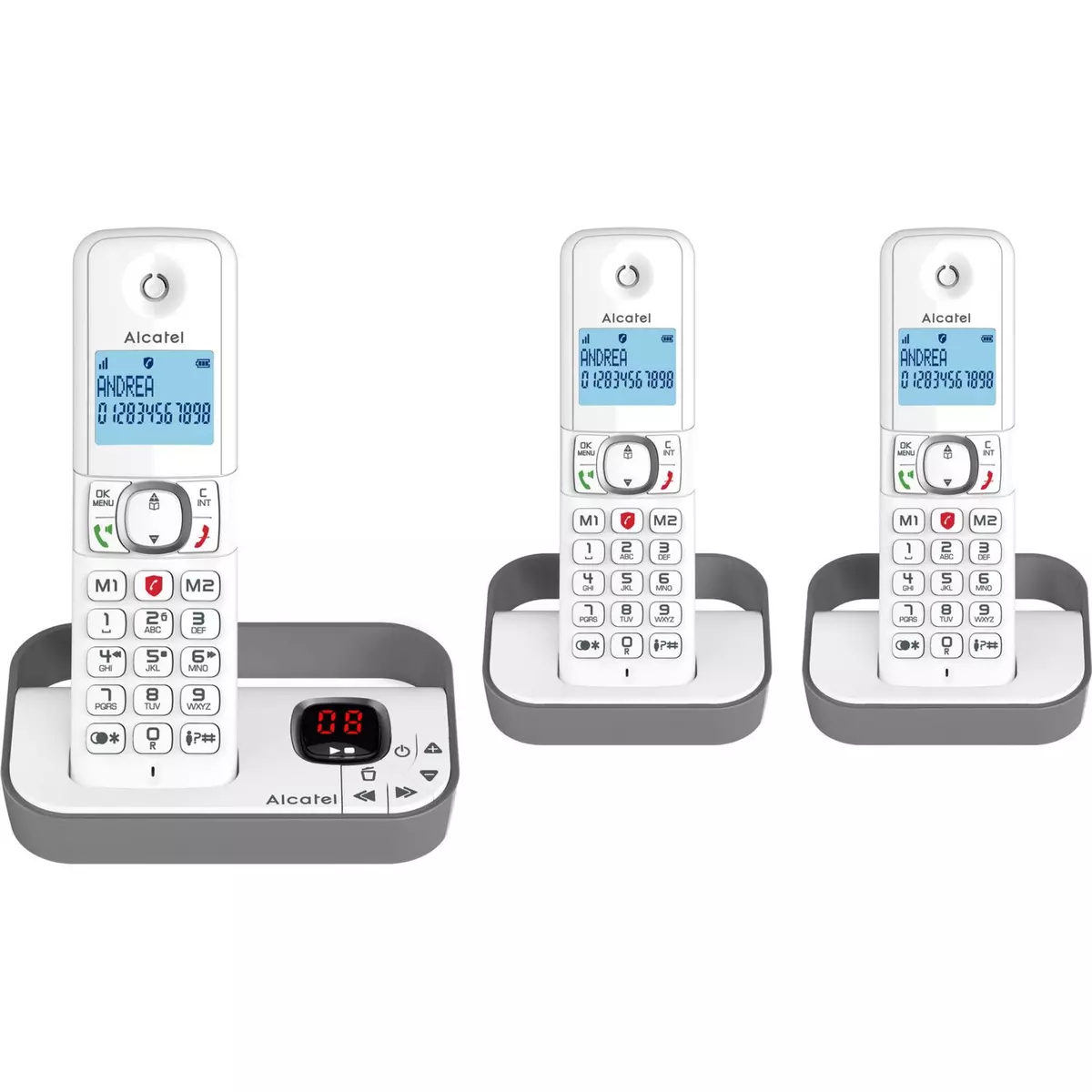 Telephones fixes Alcatel F890 Voice DUO avec Répondeur