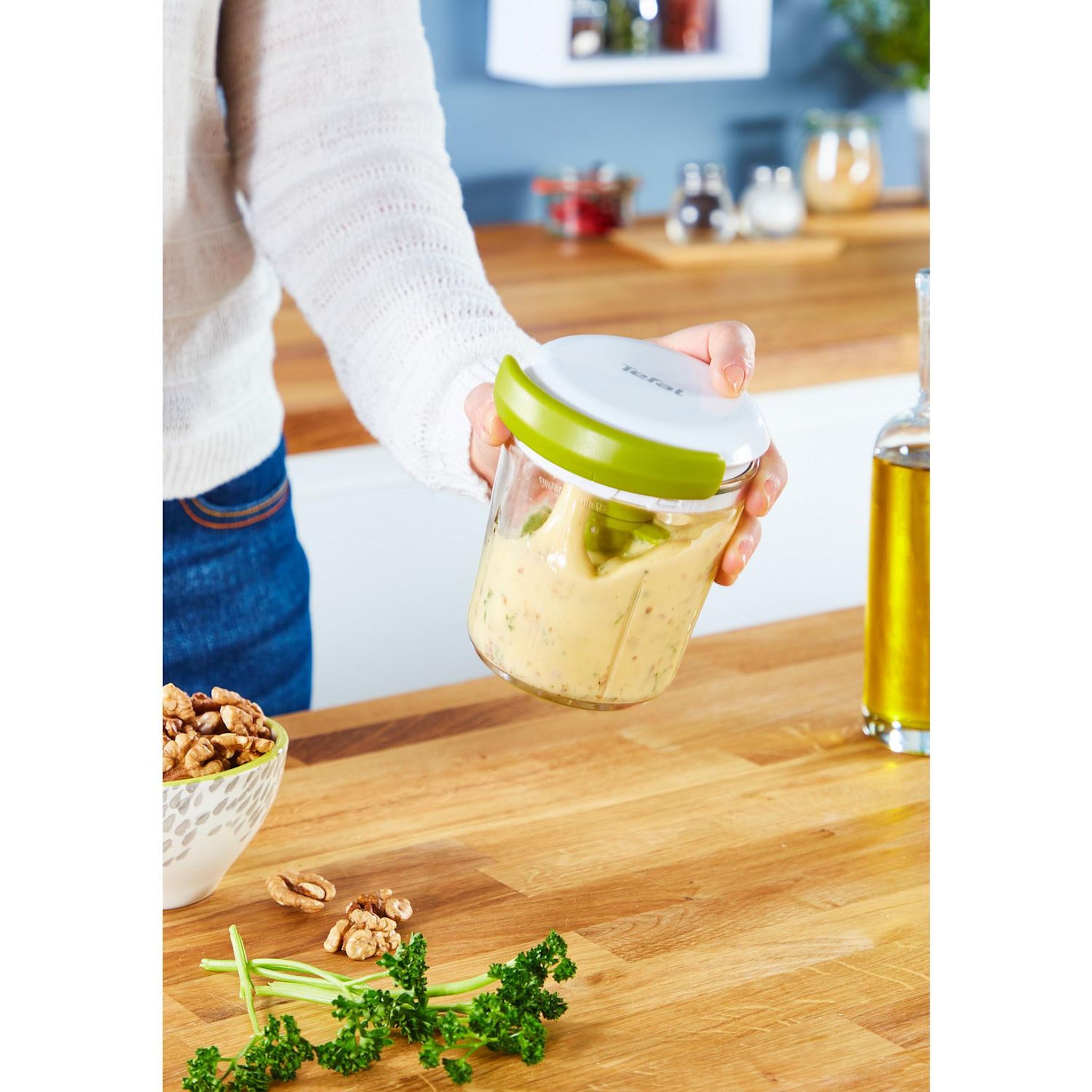 Voir la diapositive 4 : TEFAL Hachoir Shaker manuel 400 ml