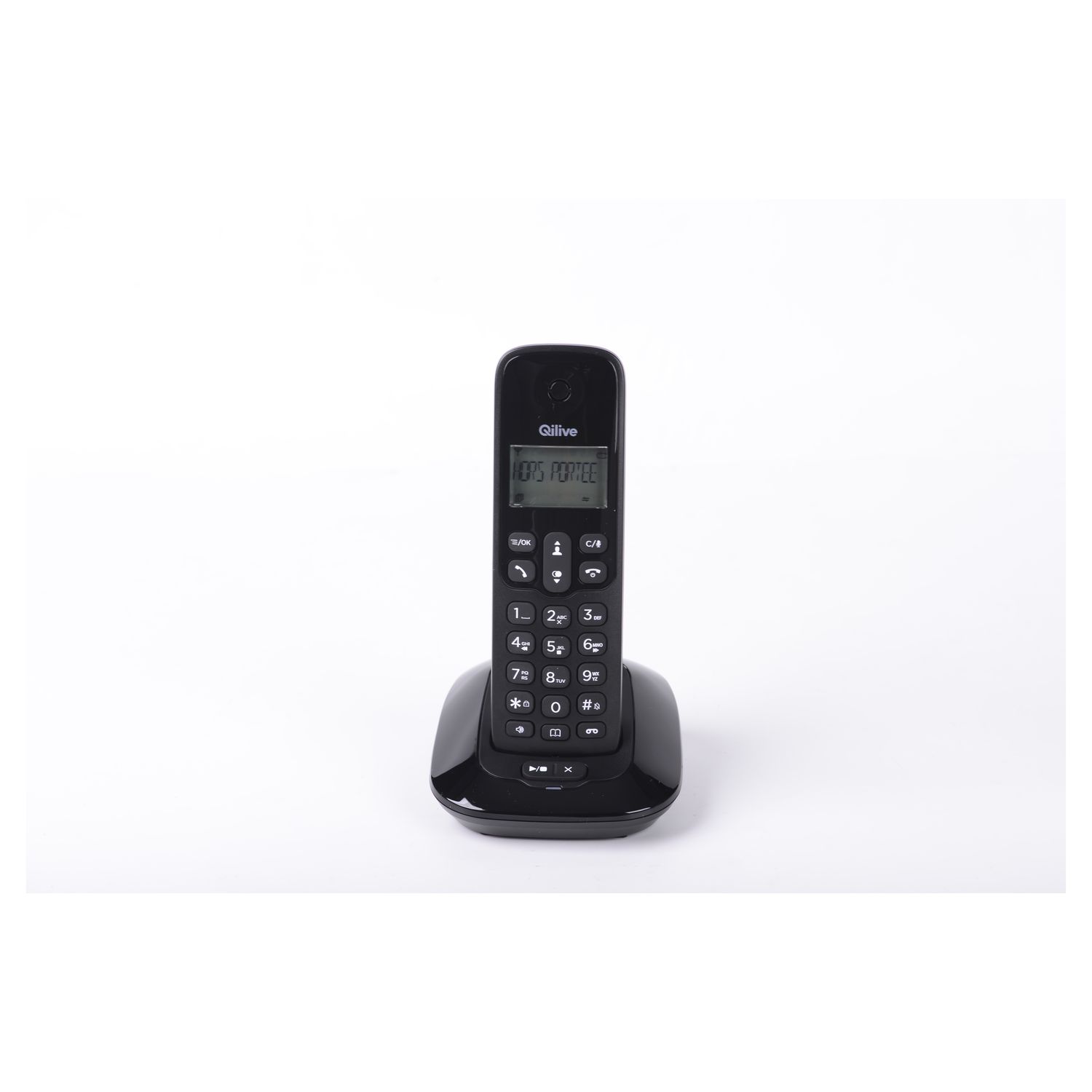 Voir la diapositive 5 : QILIVE Q.4438 sans fil - Répondeur - Noir