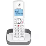 ALCATEL Téléphone sans fil - F860 VOICE Solo -Blanc et Gris