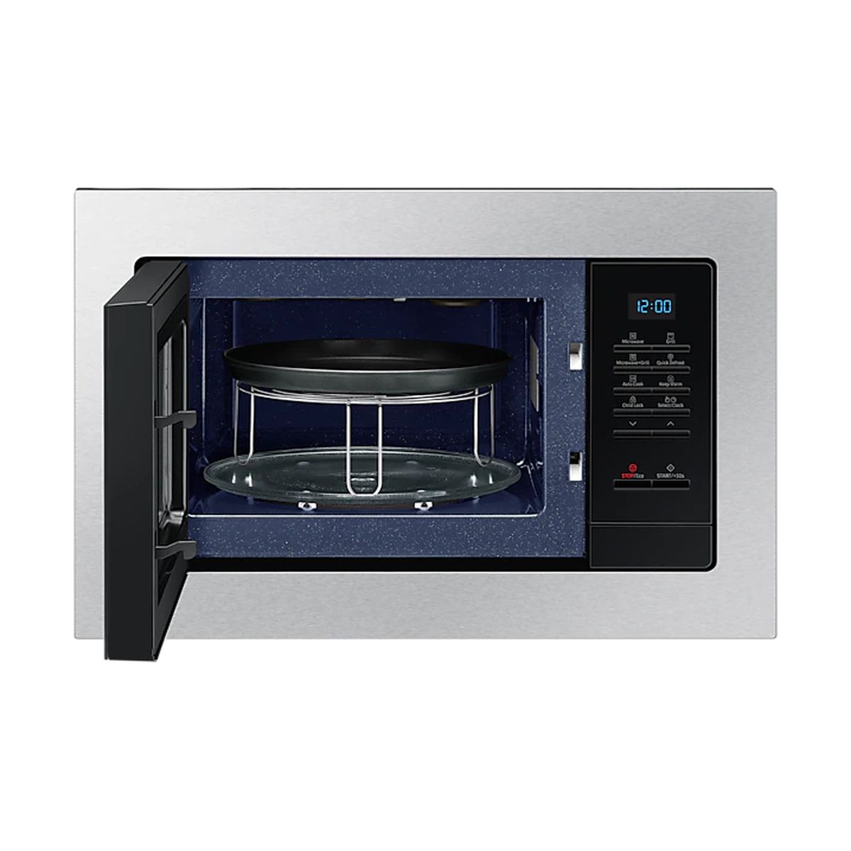Voir la diapositive 2 : SAMSUNG Micro onde grill MG20A7013CT - Capacité 20 L