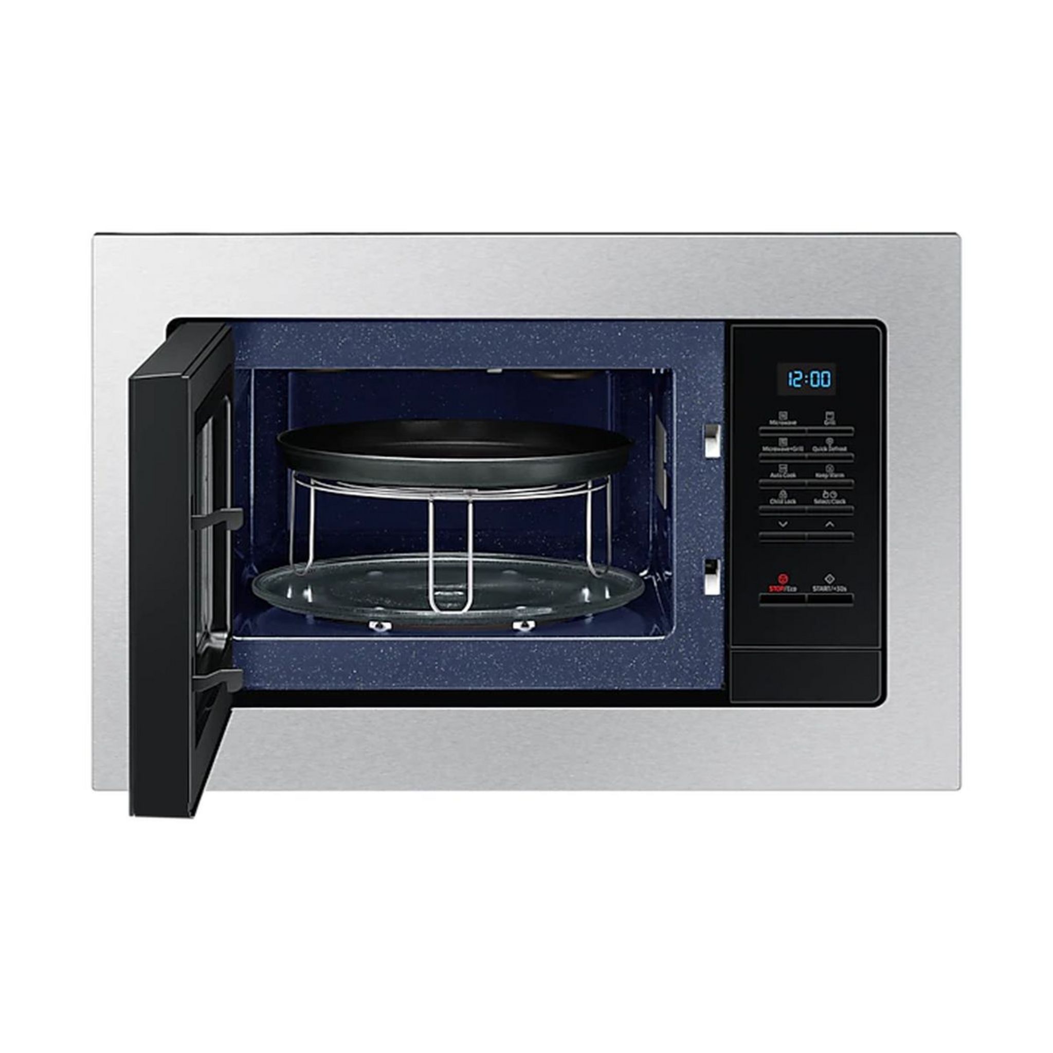 Voir la diapositive 2 : SAMSUNG Micro onde grill MG20A7013CT - Capacité 20 L