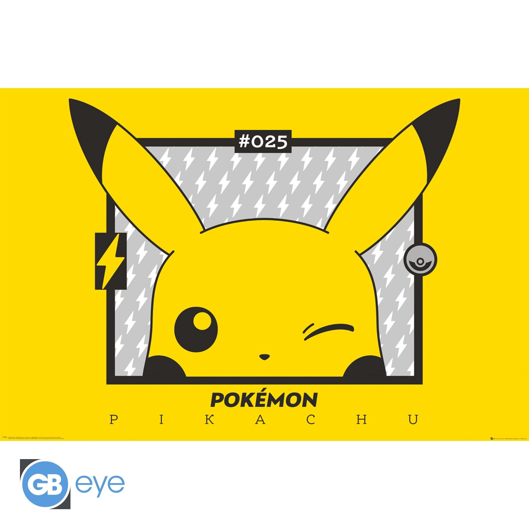 POKEMON Affiche 91x61cm Pikachu