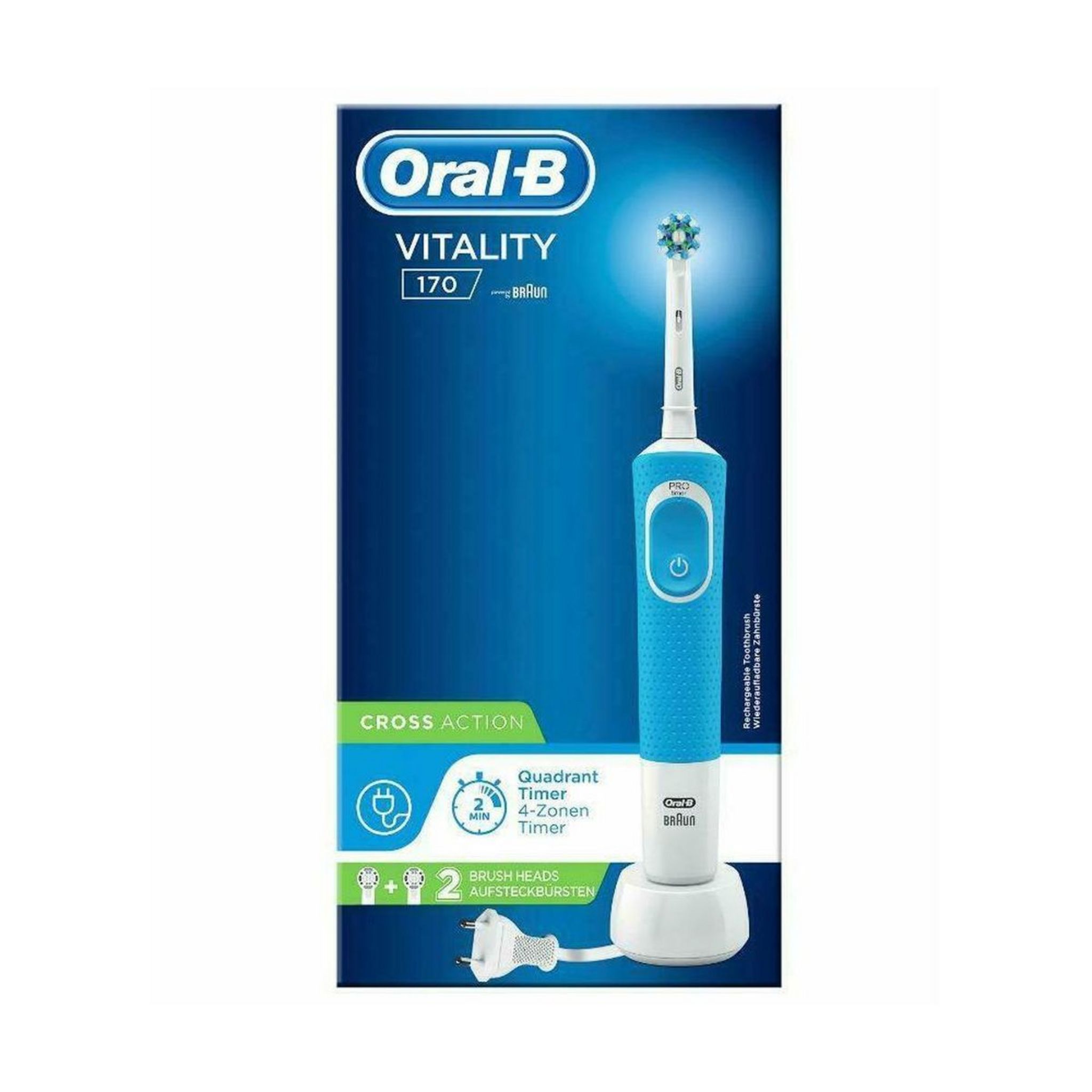 Voir la diapositive 2 : ORAL-B Brosse à dents électrique Vitality 170 H-BOX Cros