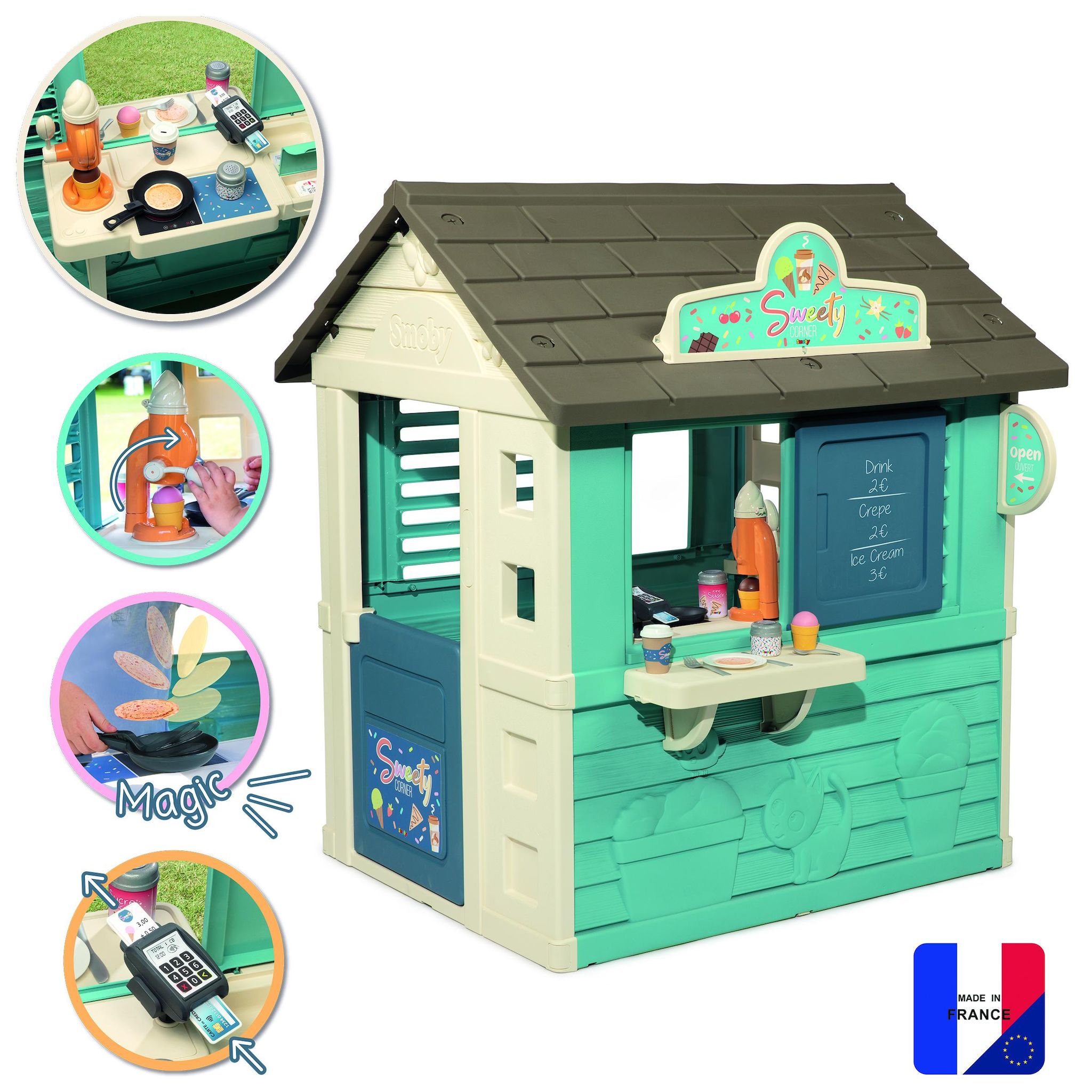 Voir la diapositive 2 : SMOBY Maison Sweety Corner