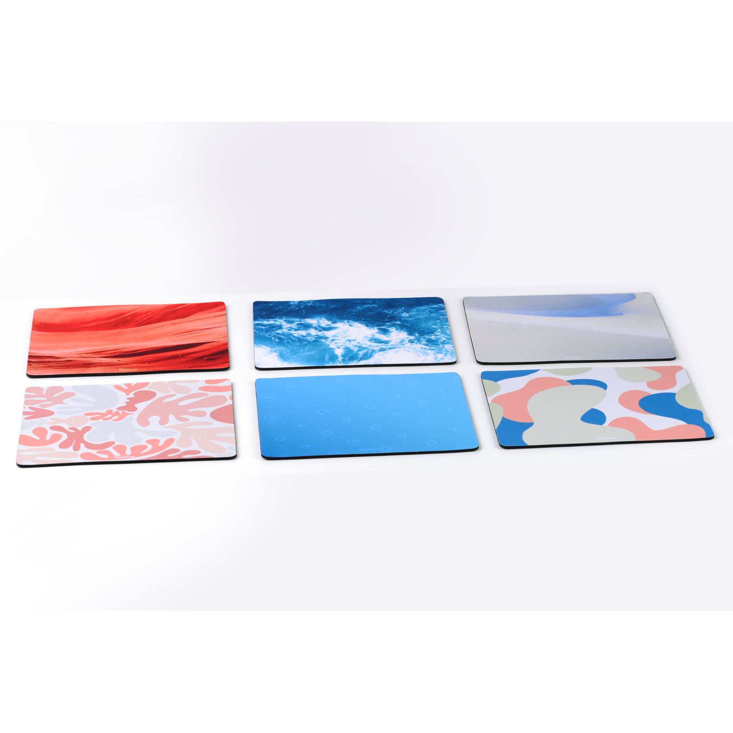 Voir la diapositive 2 : QILIVE Tapis de souris recylcés - Multicolor