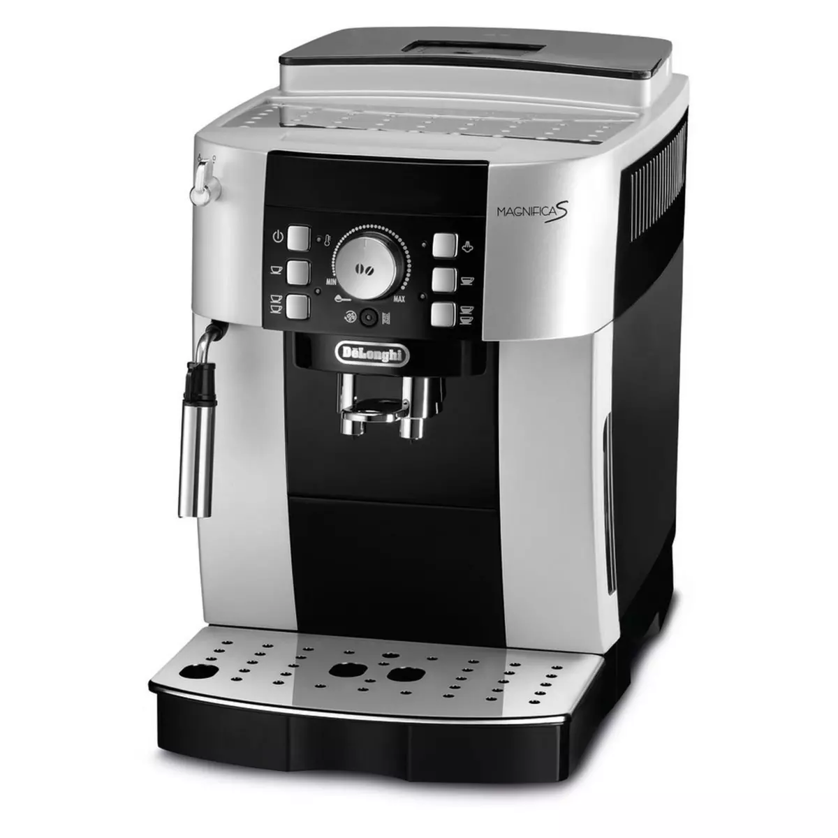 DELONGHI Machine à café expresso avec broyeur ECAM21117SBS11 - Silver et noir
