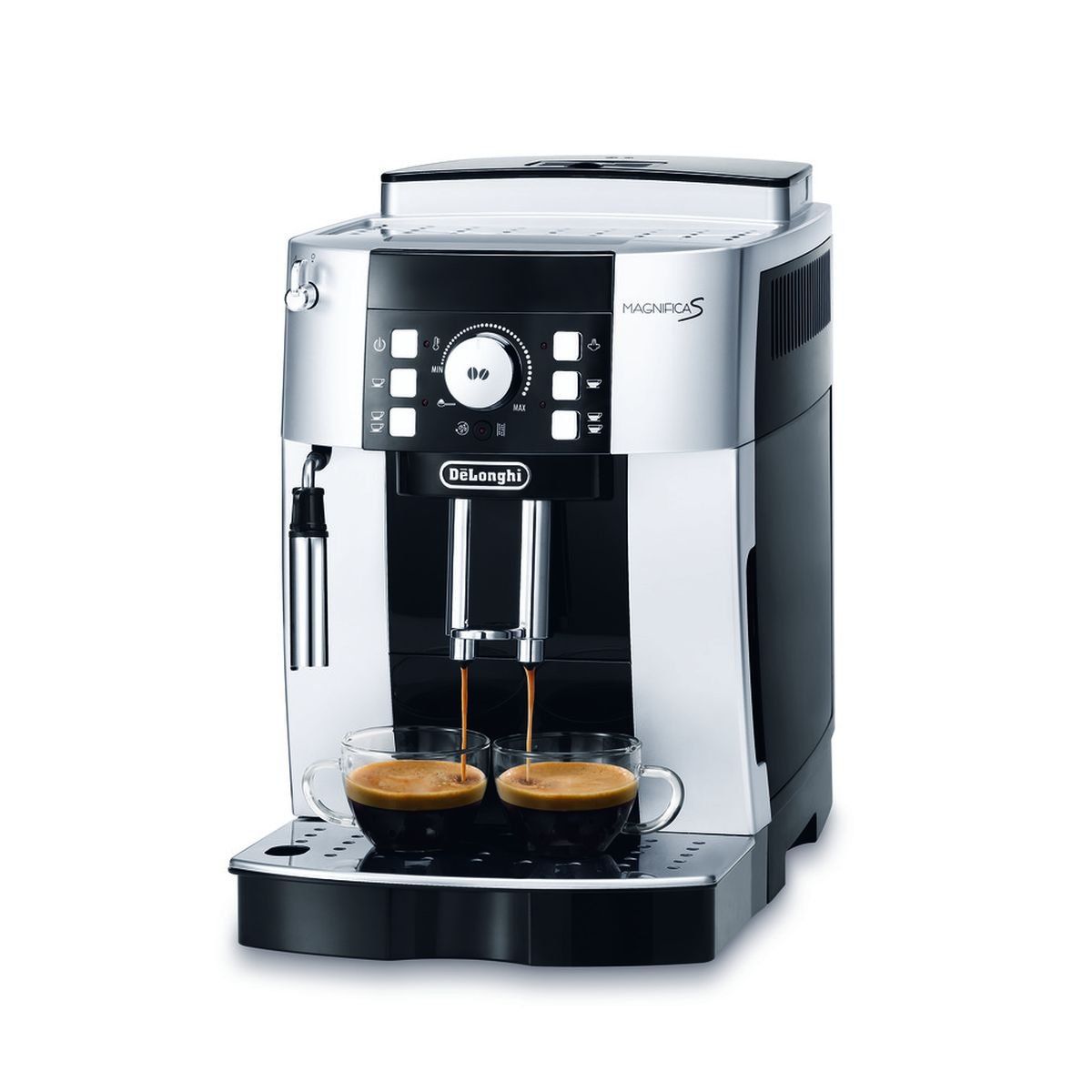 DELONGHI Machine à café expresso avec broyeur ECAM21117SBS11 - Silver et noir