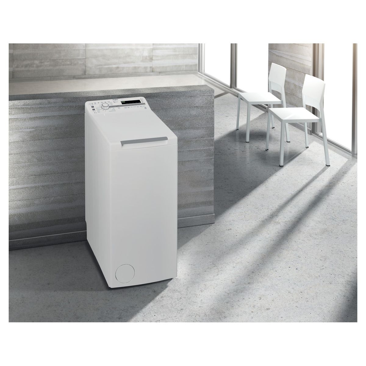 Voir la diapositive 2 : WHIRLPOOL Lave linge top TDLR 7220SS, 7 kg, 1200 T/min