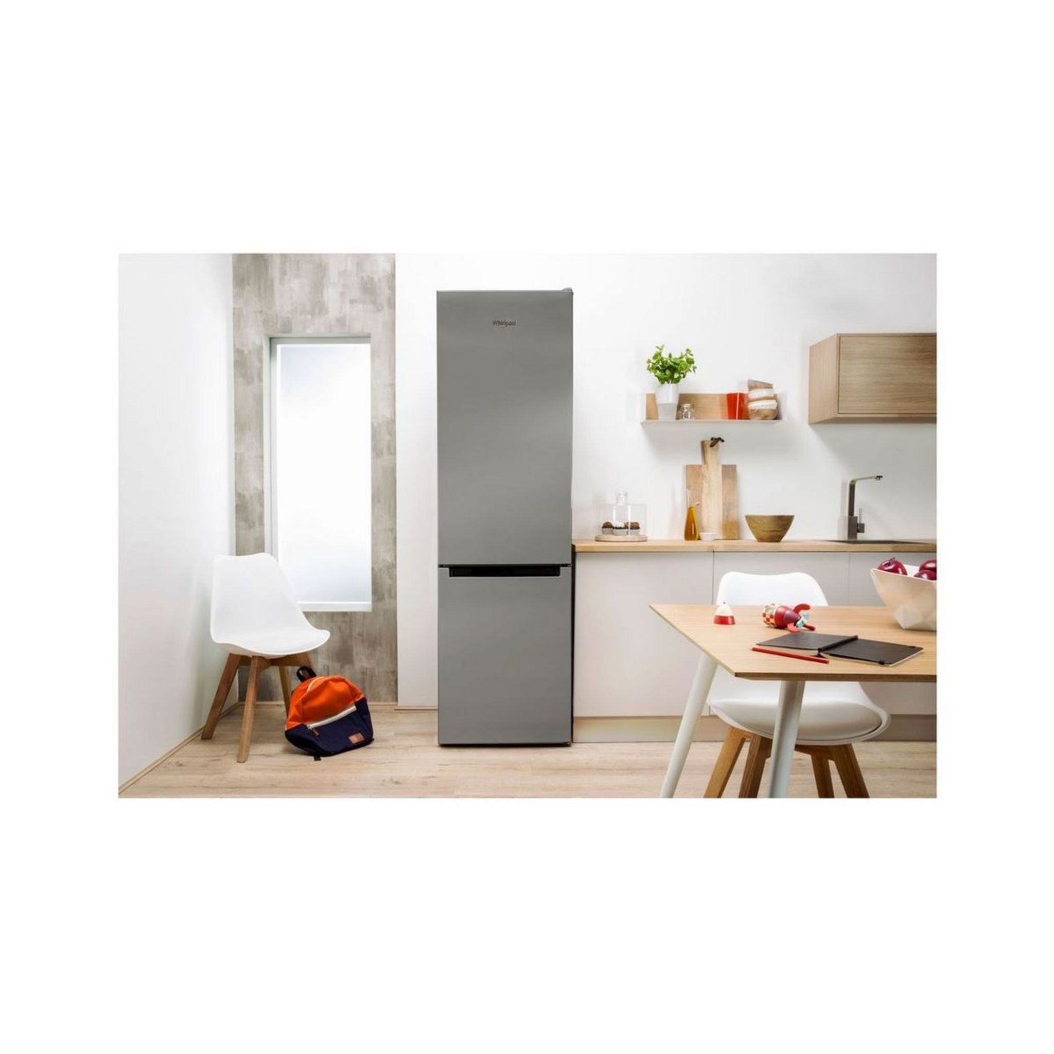 Voir la diapositive 3 : WHIRLPOOL Réfrigérateur combiné WFNF81EOX, 320 L, Froid ventilé No frost