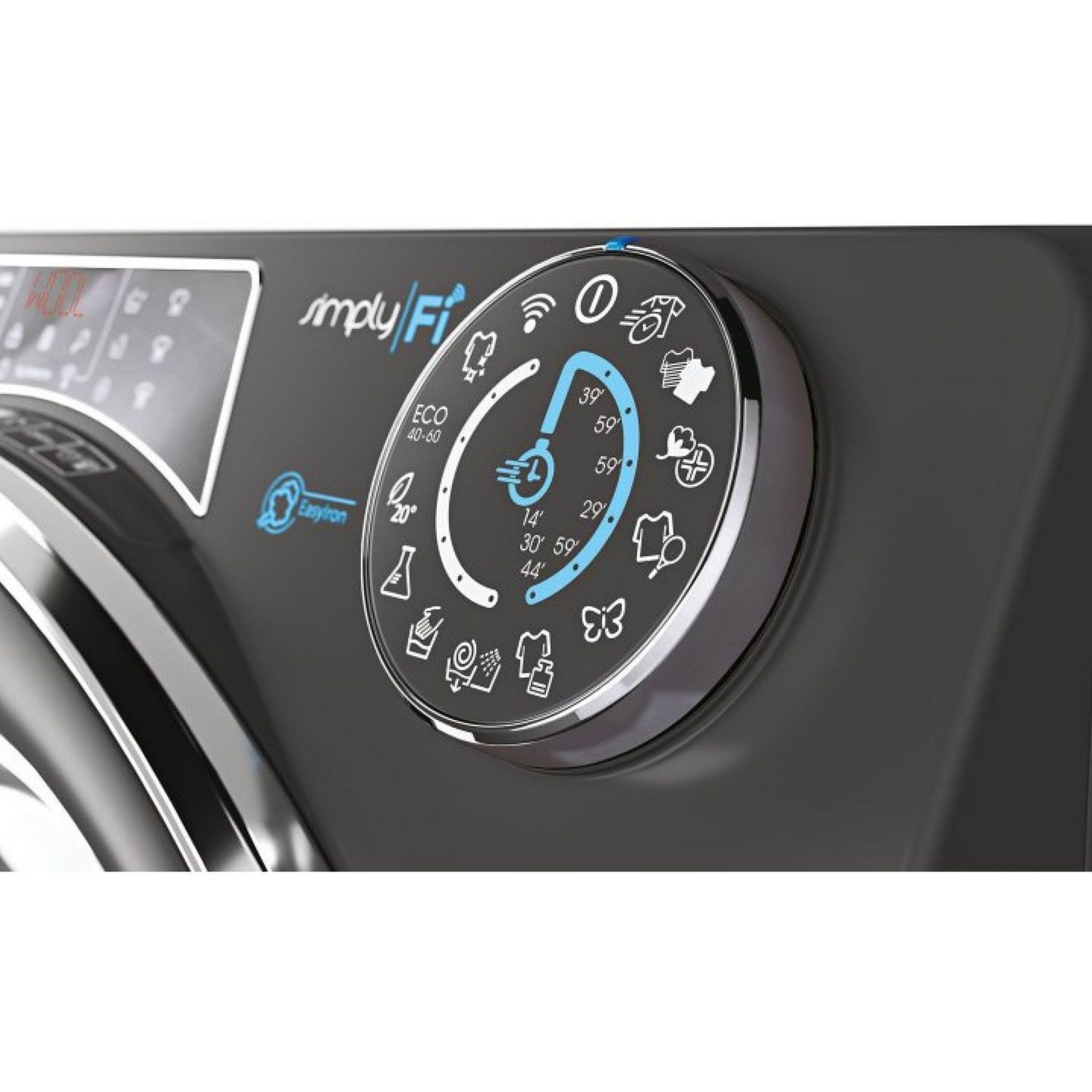 Voir la diapositive 2 : CANDY Lave linge hublot RO1484DWMCRE / 1-S, 8 kg, 1400 T/min, A