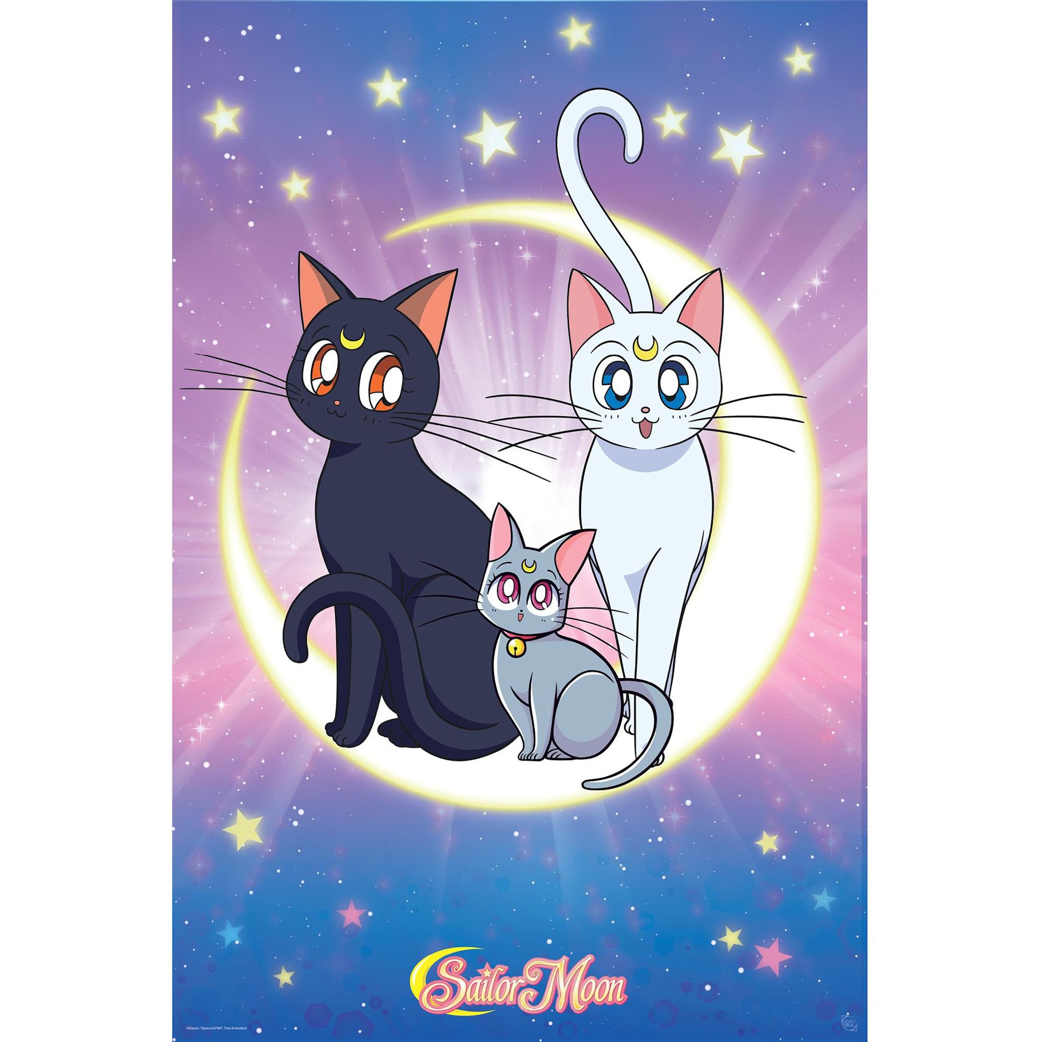 ABYSTYLE Poster Sailor Moon Luna, Artémis et Diana