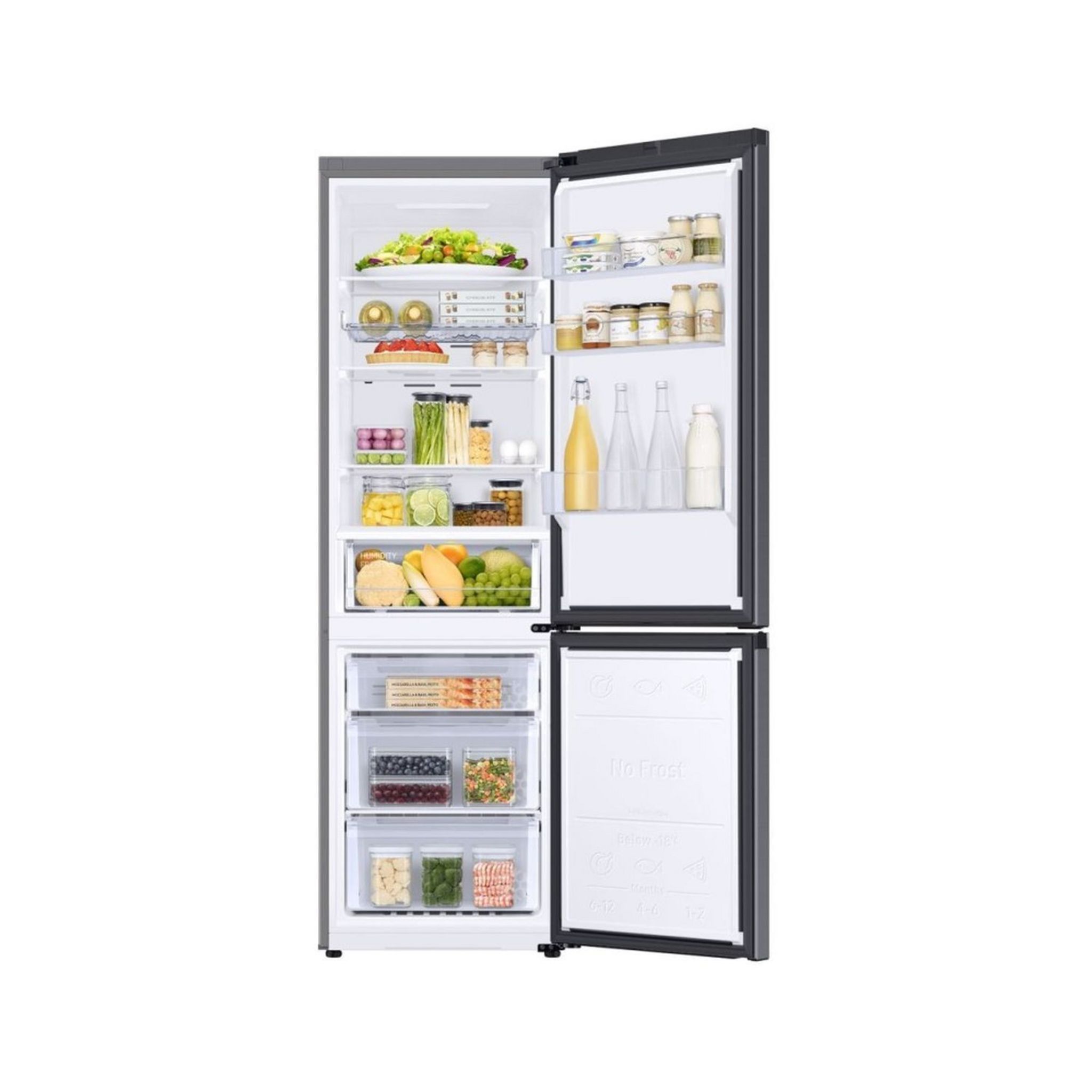 Voir la diapositive 2 : SAMSUNG Réfrigérateur combiné RB36T602EB1, 365 L, Froid ventilé No frost