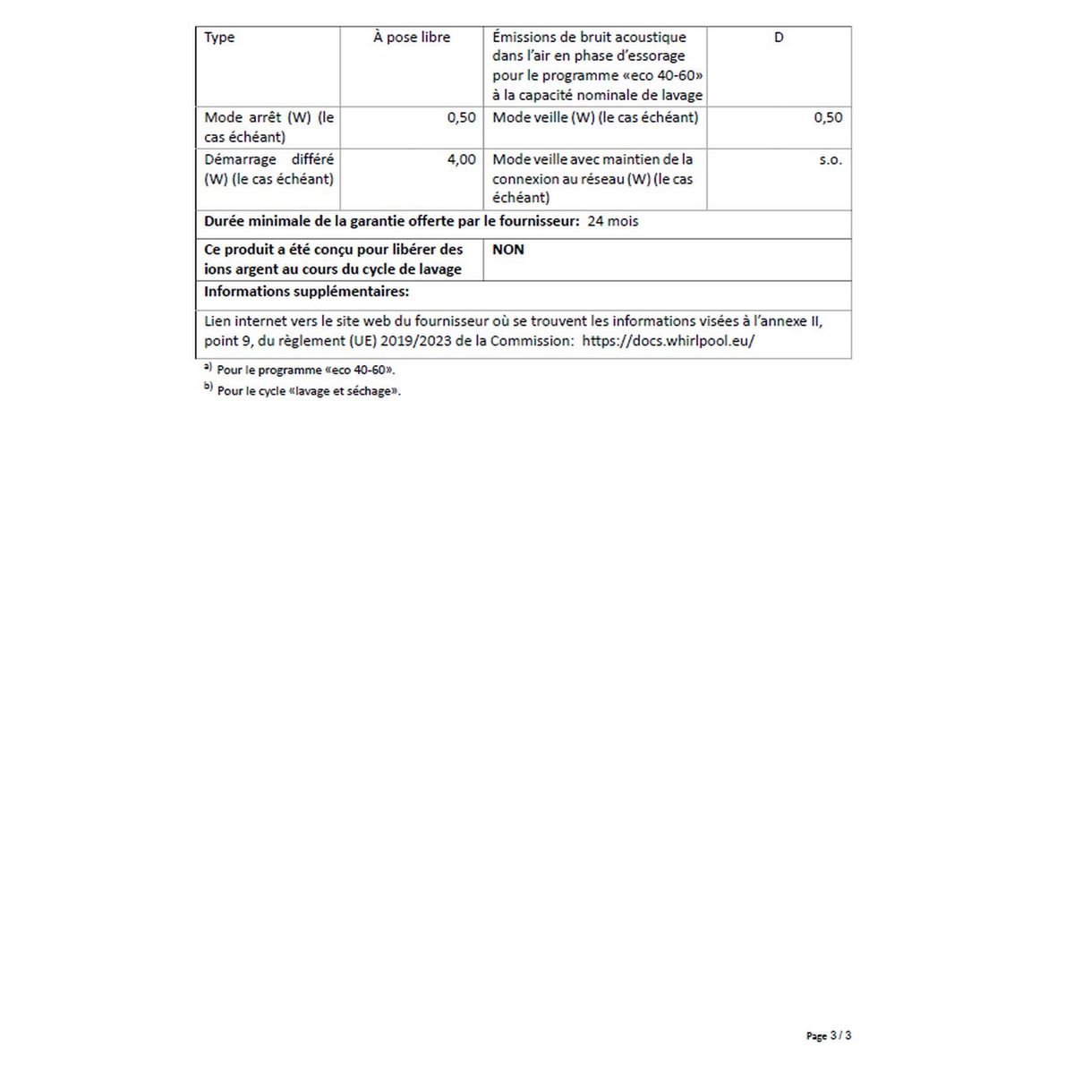 HOTPOINT Lave linge séchant hublot RDD1175, 11 kg lavage, 7 kg séchage, 1600 T/min, Condensation, E