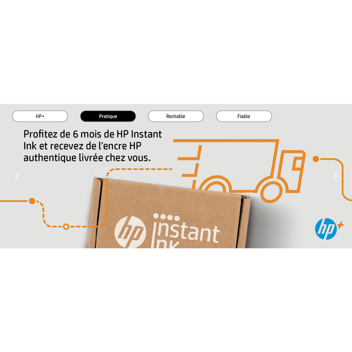Voir la diapositive 13 : HP Imprimante multifonction Deskjet 4130e - Blanc et bleu - Compatible Instant Ink