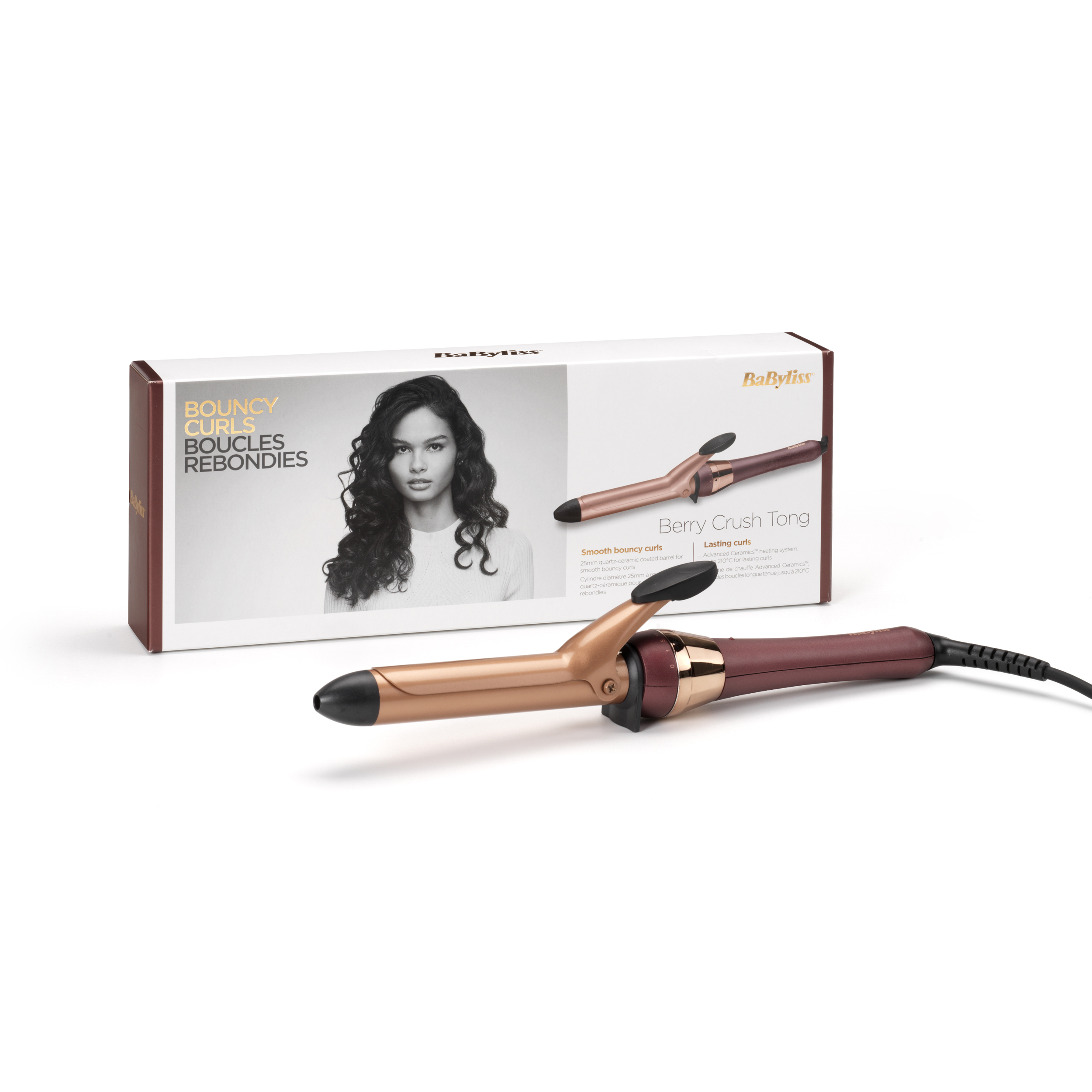 Voir la diapositive 3 : BABYLISS Boucleur 2524PE - Bordeaux
