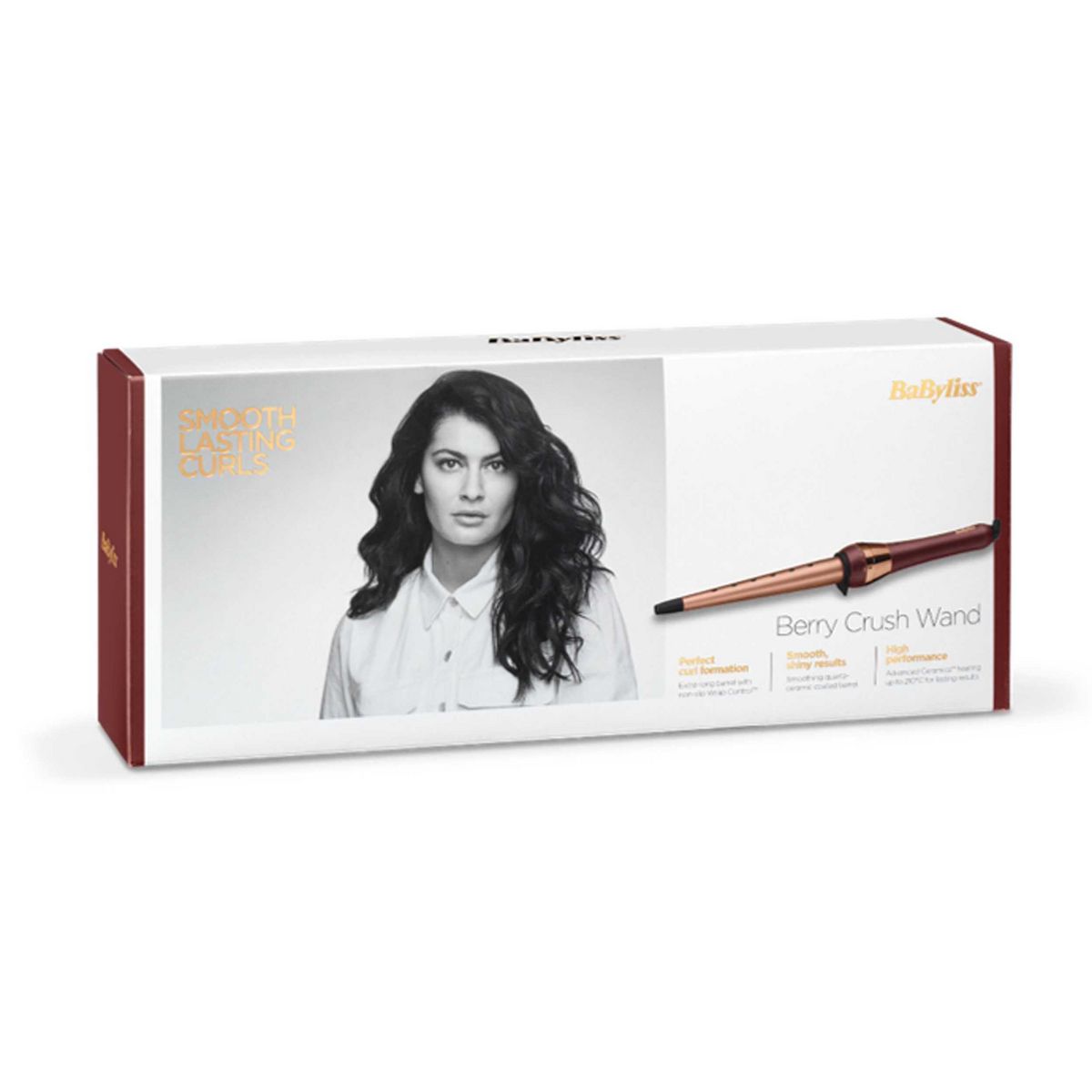 BABYLISS Boucleur conique 2523PE - Bordeaux