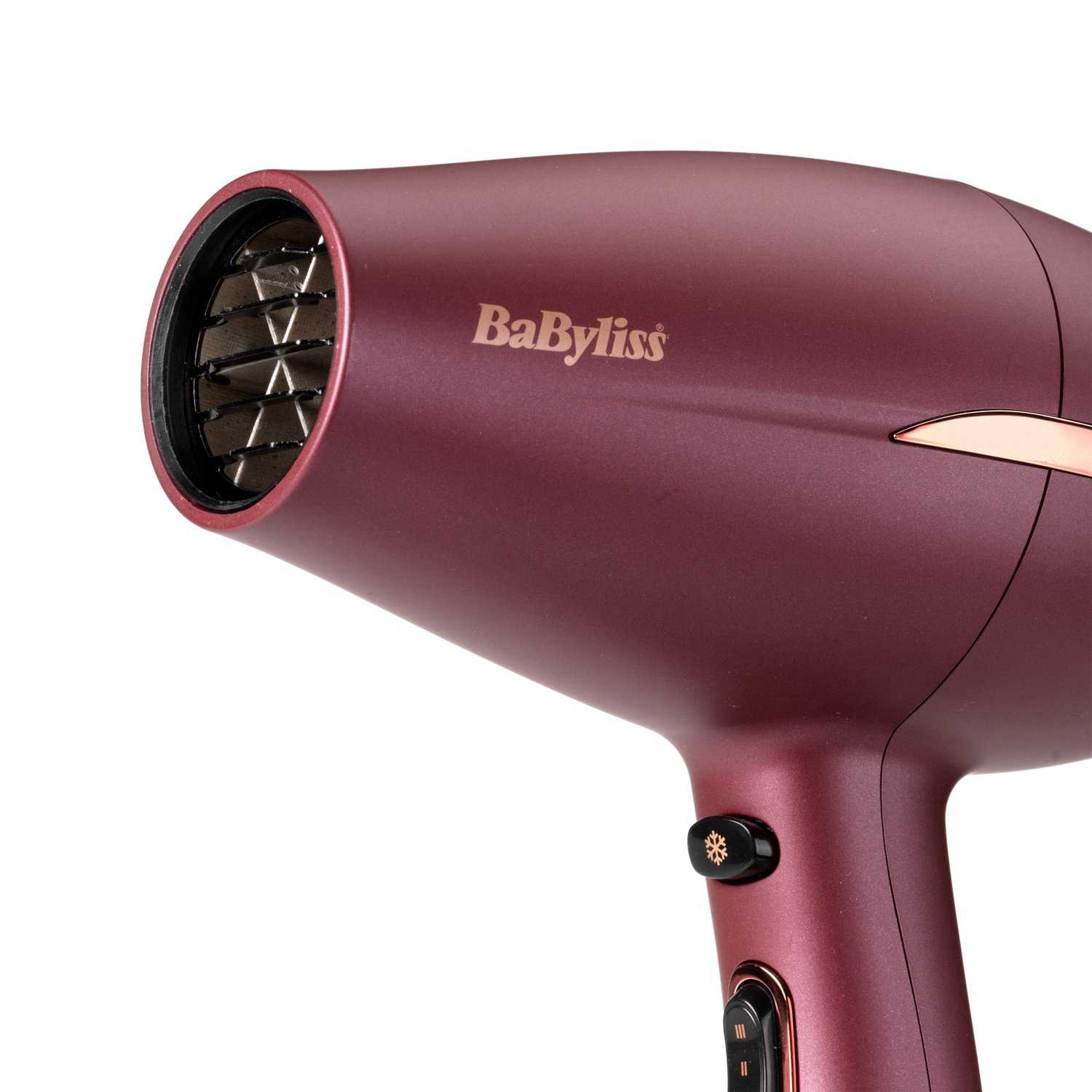 Voir la diapositive 6 : BABYLISS Sèche cheveux fonction ionique 5753PE - Bordeaux