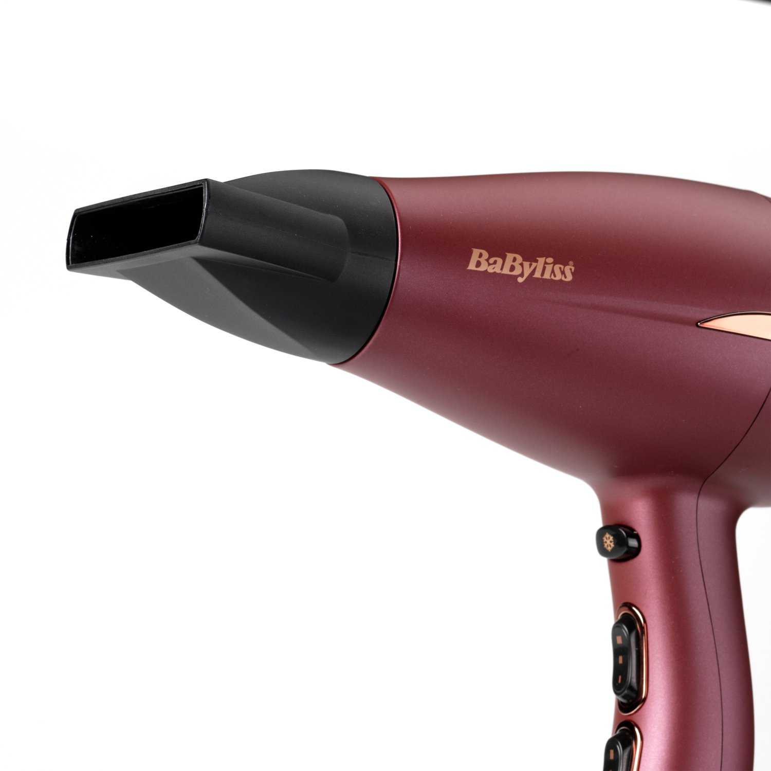 Voir la diapositive 7 : BABYLISS Sèche cheveux fonction ionique 5753PE - Bordeaux