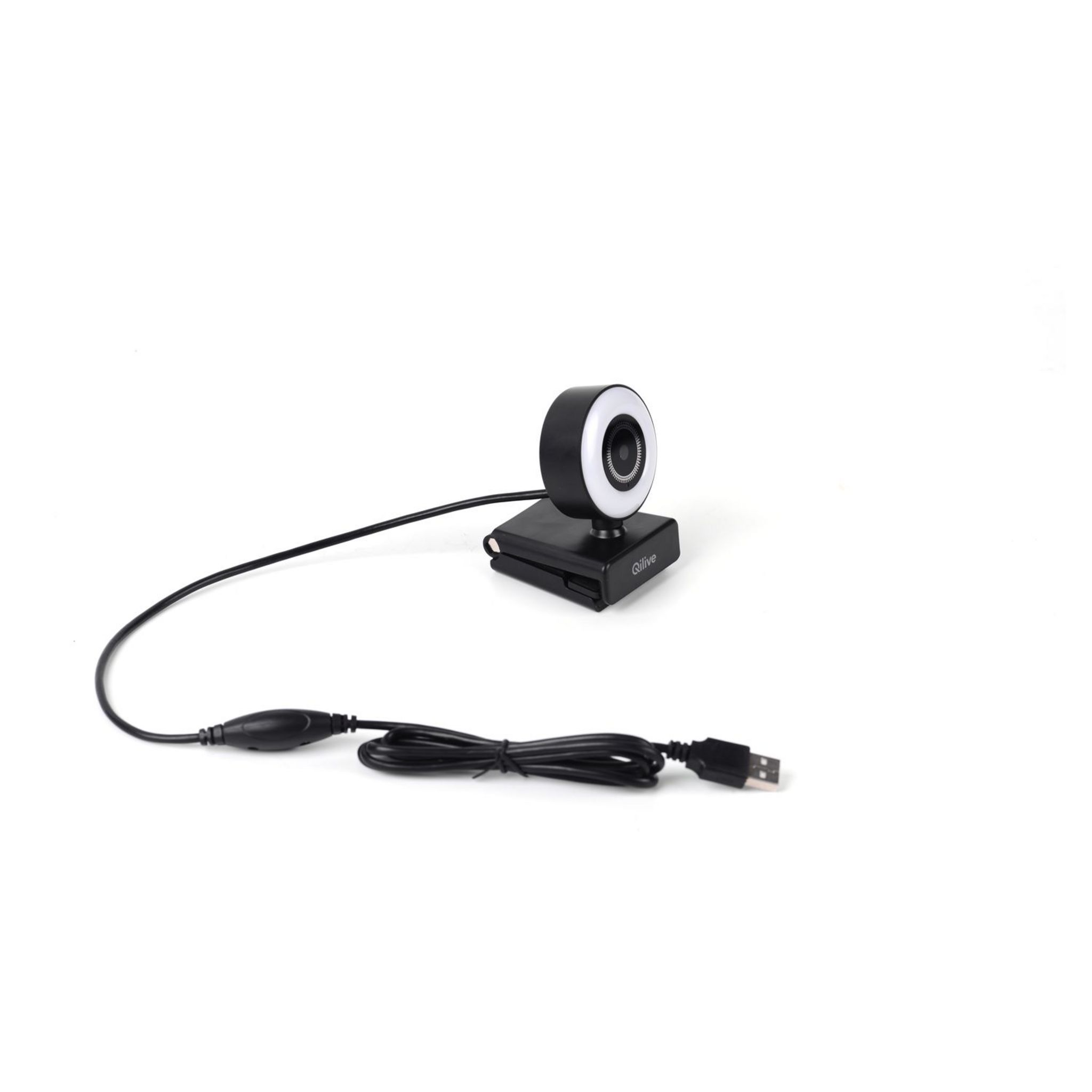 Voir la diapositive 4 : QILIVE Webcam FHD LED Q.4401 - Noir