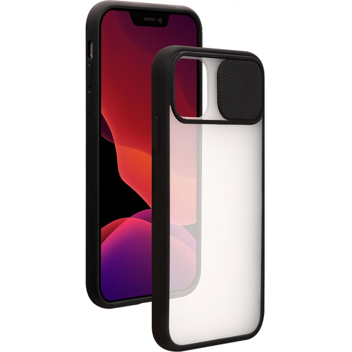BIGBEN Coque slide pour iPhone 13 - Noir