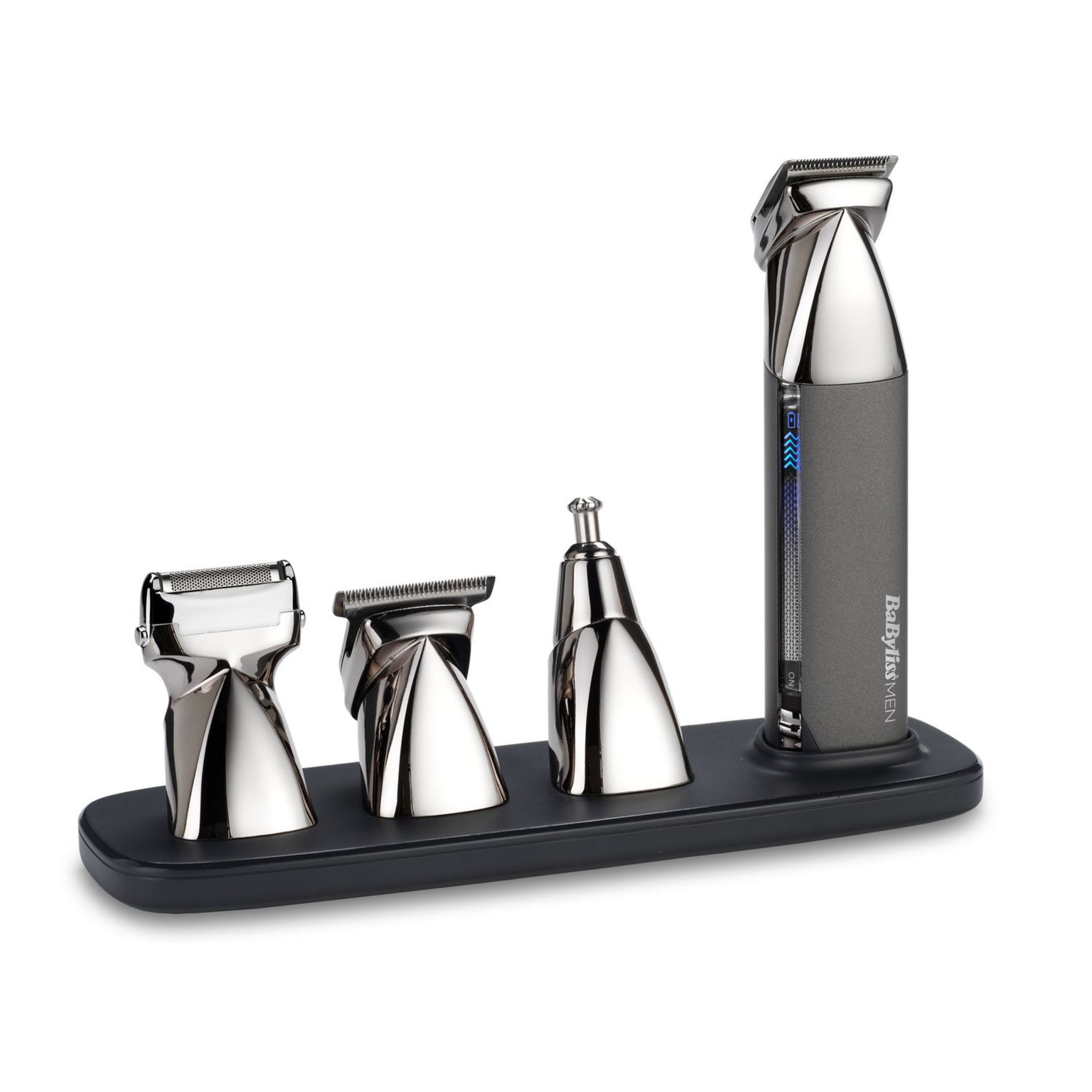 Voir la diapositive 3 : BABYLISS Tondeuse multi-usages 15 en 1 Super-X Metal Series MT996E - Gris