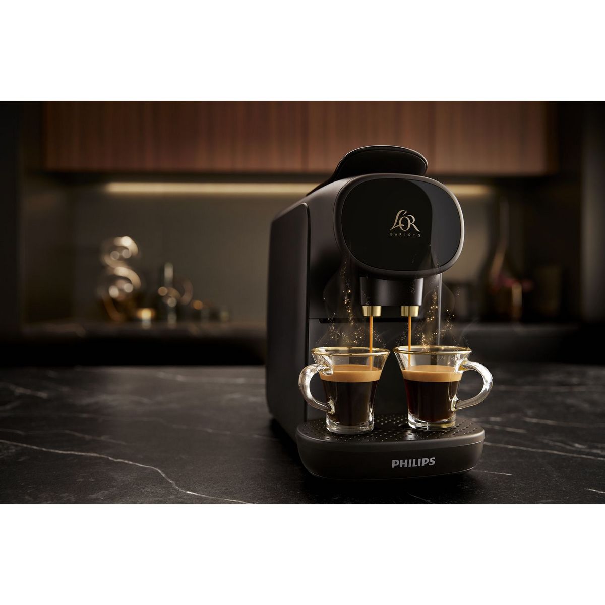 PHILIPS Cafetière à capsule L'or Barista LM9012/60 - Noir