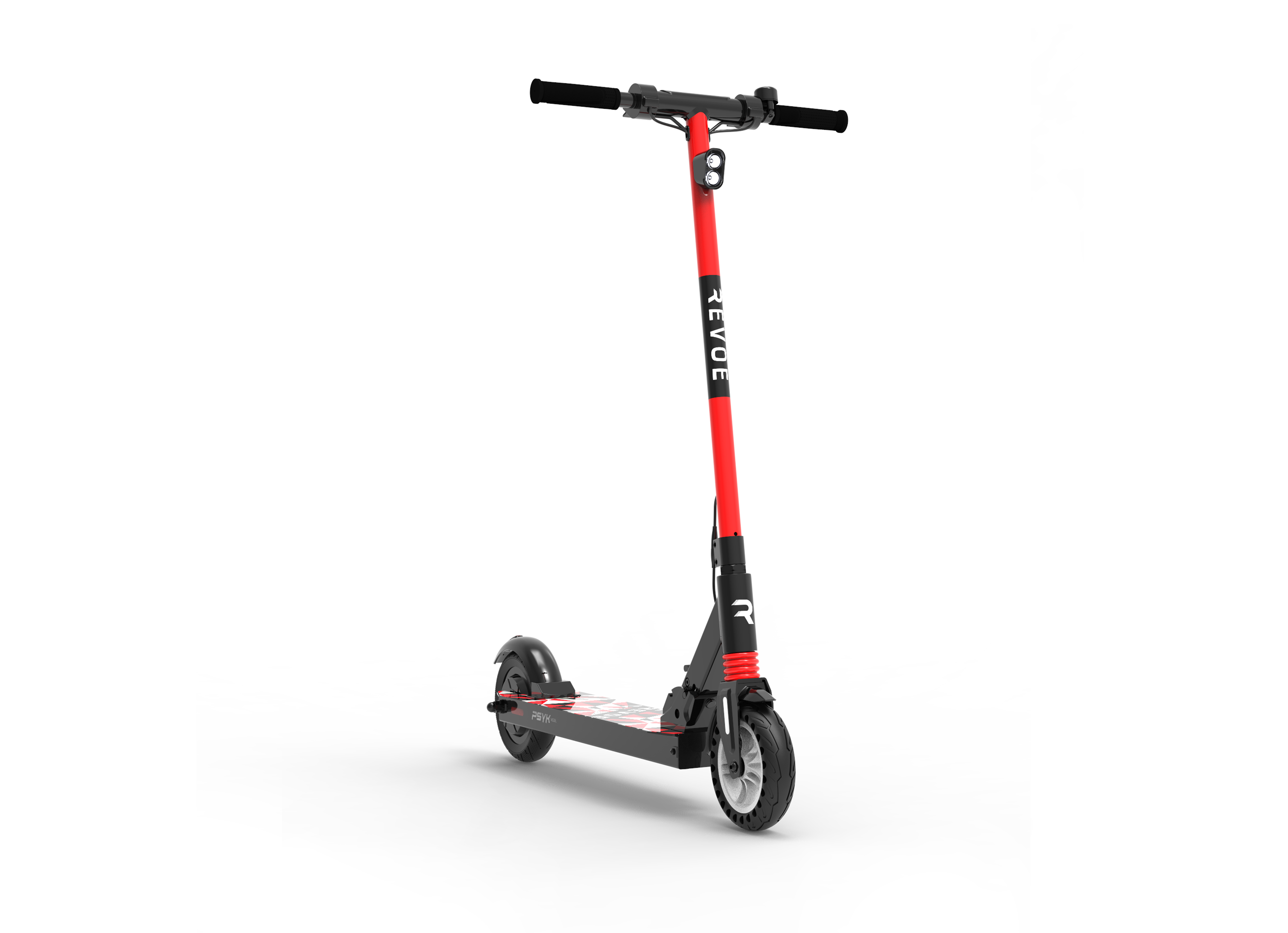 Voir la diapositive 2 : REVOE Trottinette électrique Ado PSYK - Noir et rouge